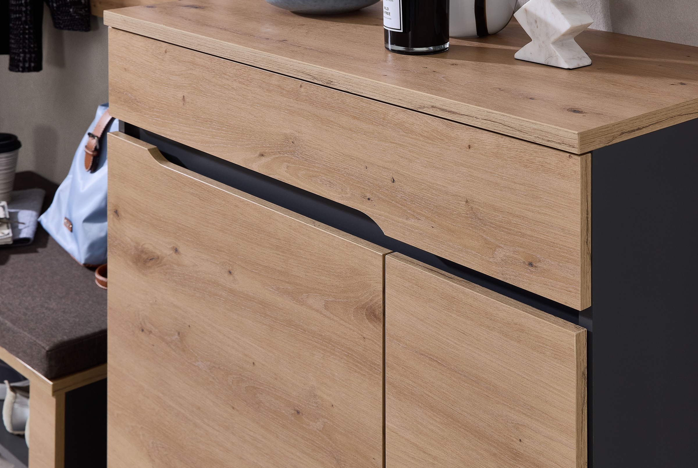 OTTO home Schuhschrank "Bergen Schuhschrank, 80/107/38 (B/H/T cm)" 1 Stk. t günstig online kaufen