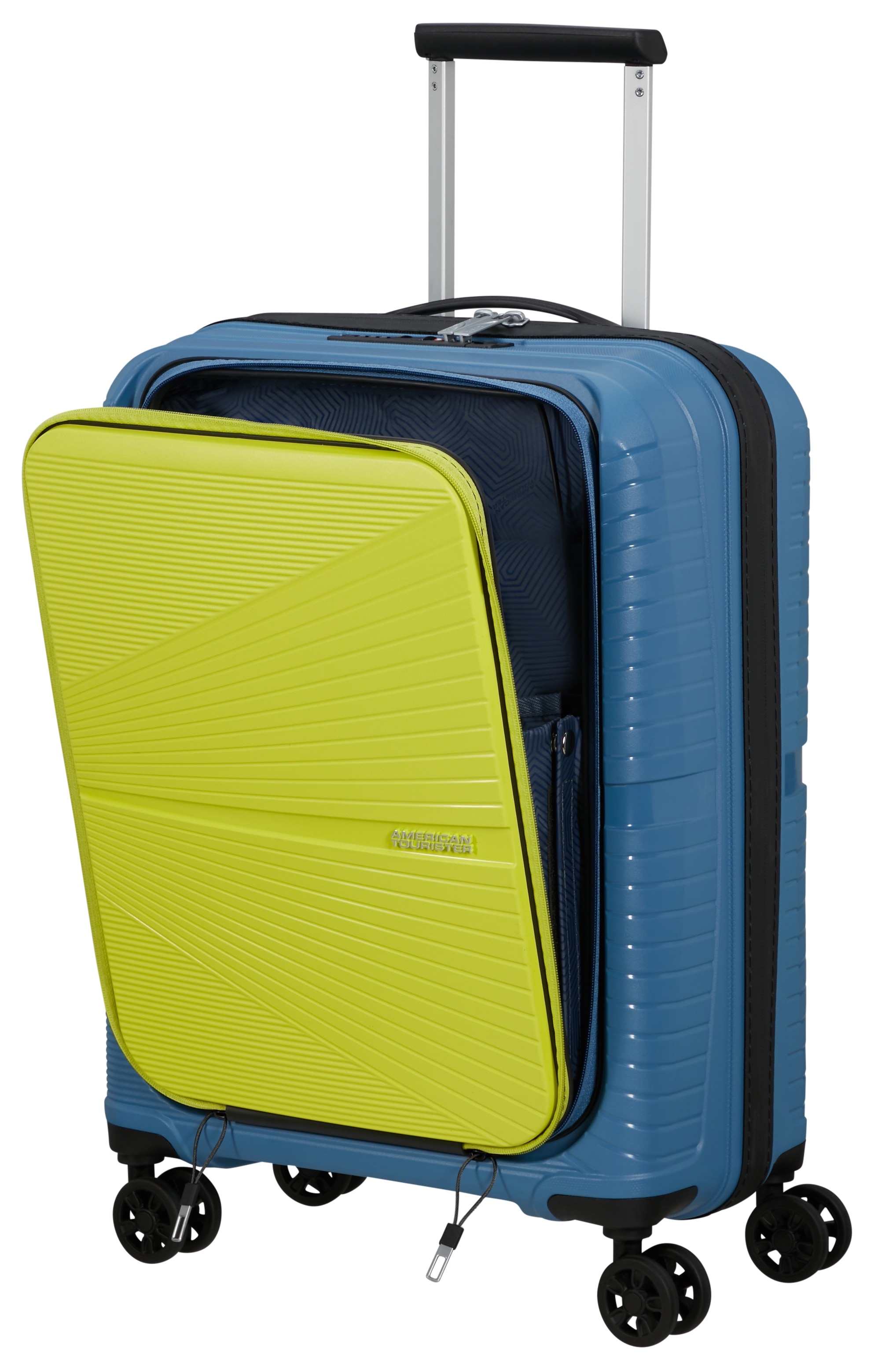 American Tourister Hartschalen-Trolley "AIRCONIC 55", 4 St. Rollen, Koffer Reisegepäck Handgepäck-Koffer TSA-Zahlenschlo