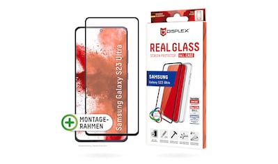 Displayschutzglas »Real Glass + Case - Samsung Galaxy S23 Ultra«