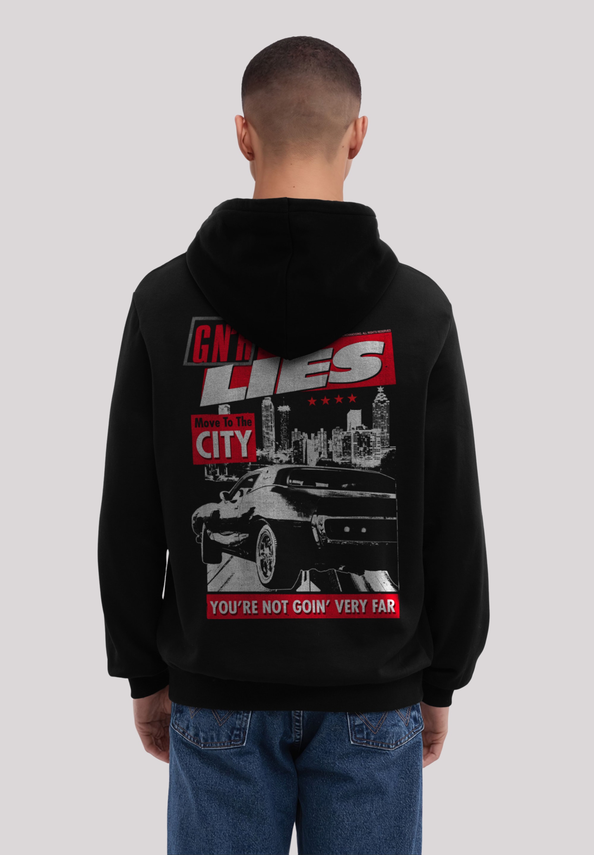 F4NT4STIC Kapuzenpullover "Guns N Roses Lies City Rock Music", Premium Qual günstig online kaufen