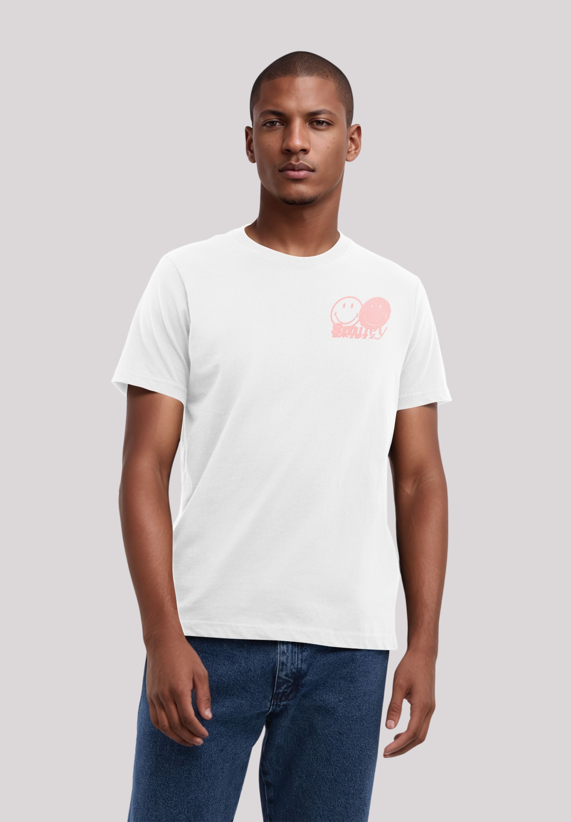 F4NT4STIC "Smiley Originals Rave Streetwear Orange" Premium Qualität günstig online kaufen