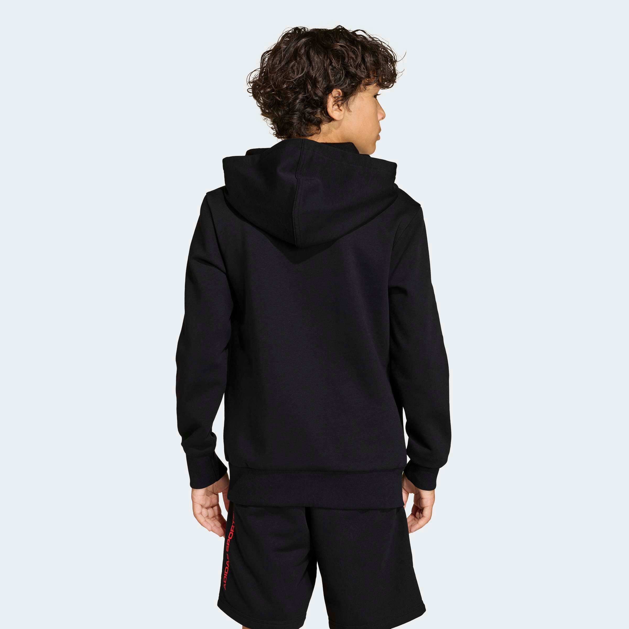 adidas Sportswear Kapuzensweatshirt »ADIDAS SLOGAN FLEECE-HOODIE«, mit Kängurutasche, sportlicher Stil, aus weichem Fleece
