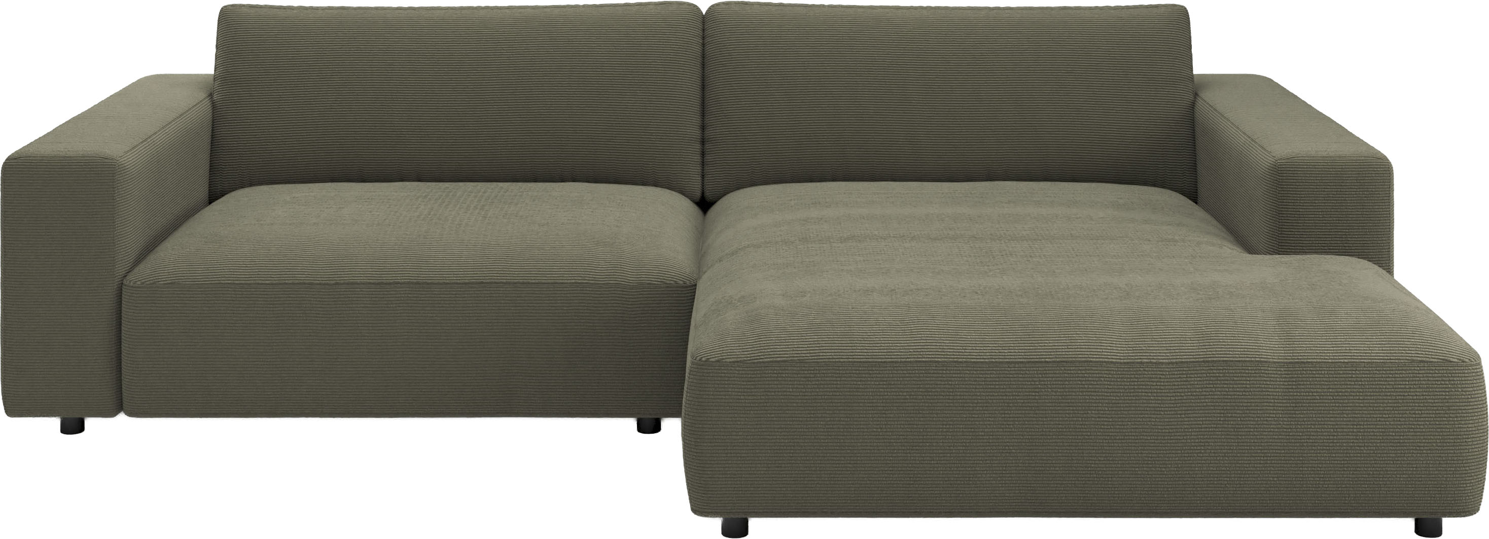 Musterring Ecksofa "MR LUCIA, Charakterstarker Lounge-Komfort von Musterring" XXL-Longchair, erstklassige Kammerkissen & zeitloser Look