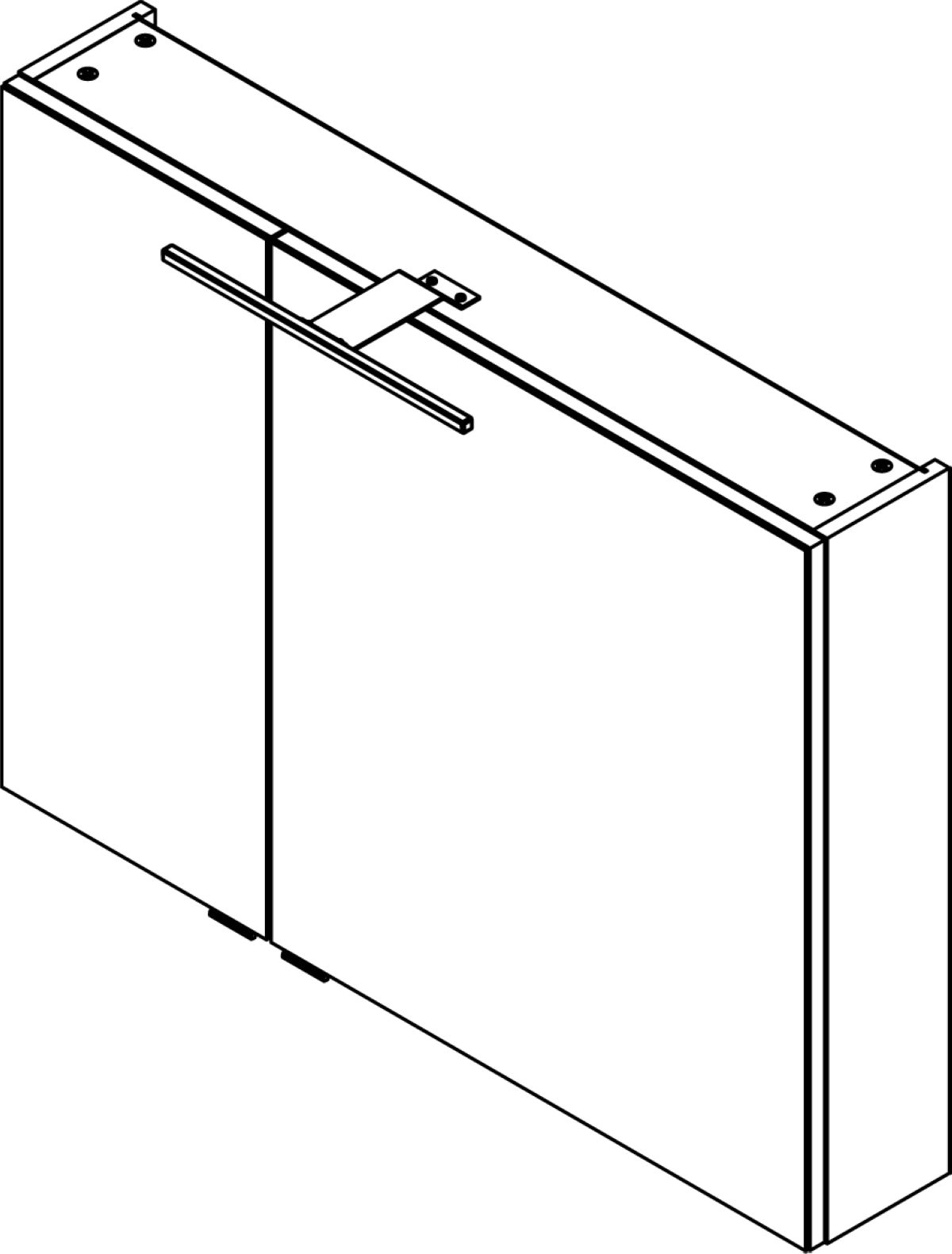 FACKELMANN Spiegelschrank