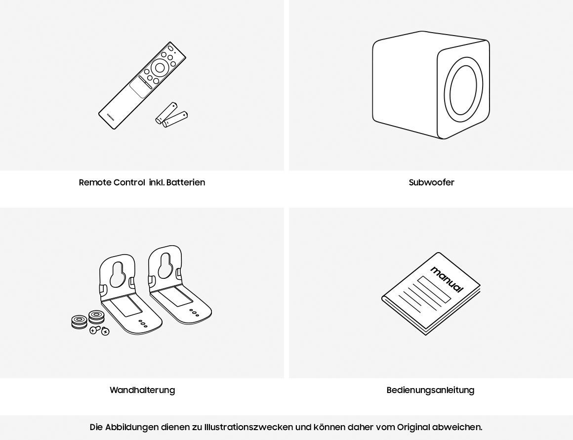 Samsung Soundbar »HW-Q810GC«, 5.1.2-Kanal Sound System, Kabelloses Dolby Atmos & DTS:X