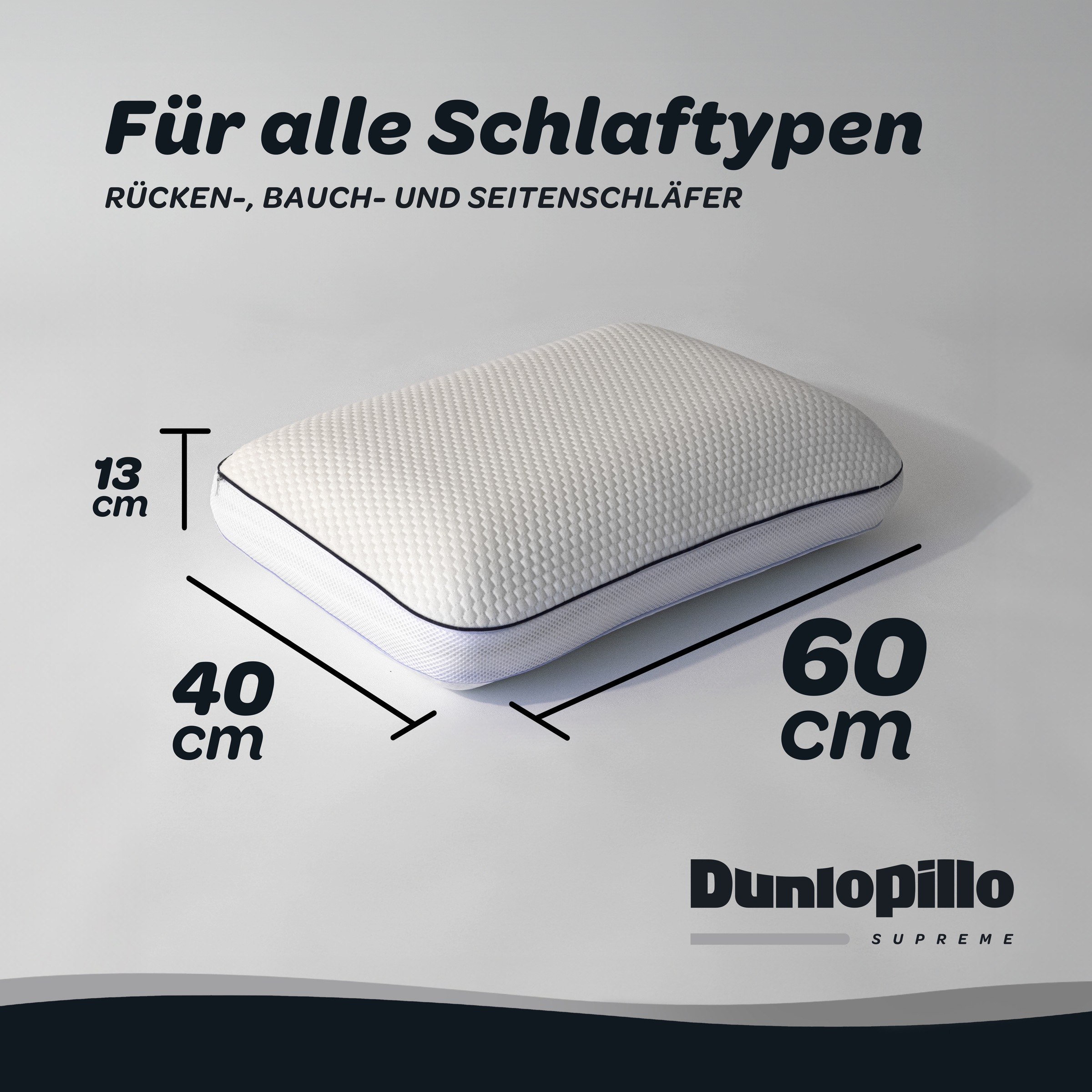 Dunlopillo Nackenstützkissen "Clima Flex mit anpassbarer Festigkeit" 1 Stk. günstig online kaufen