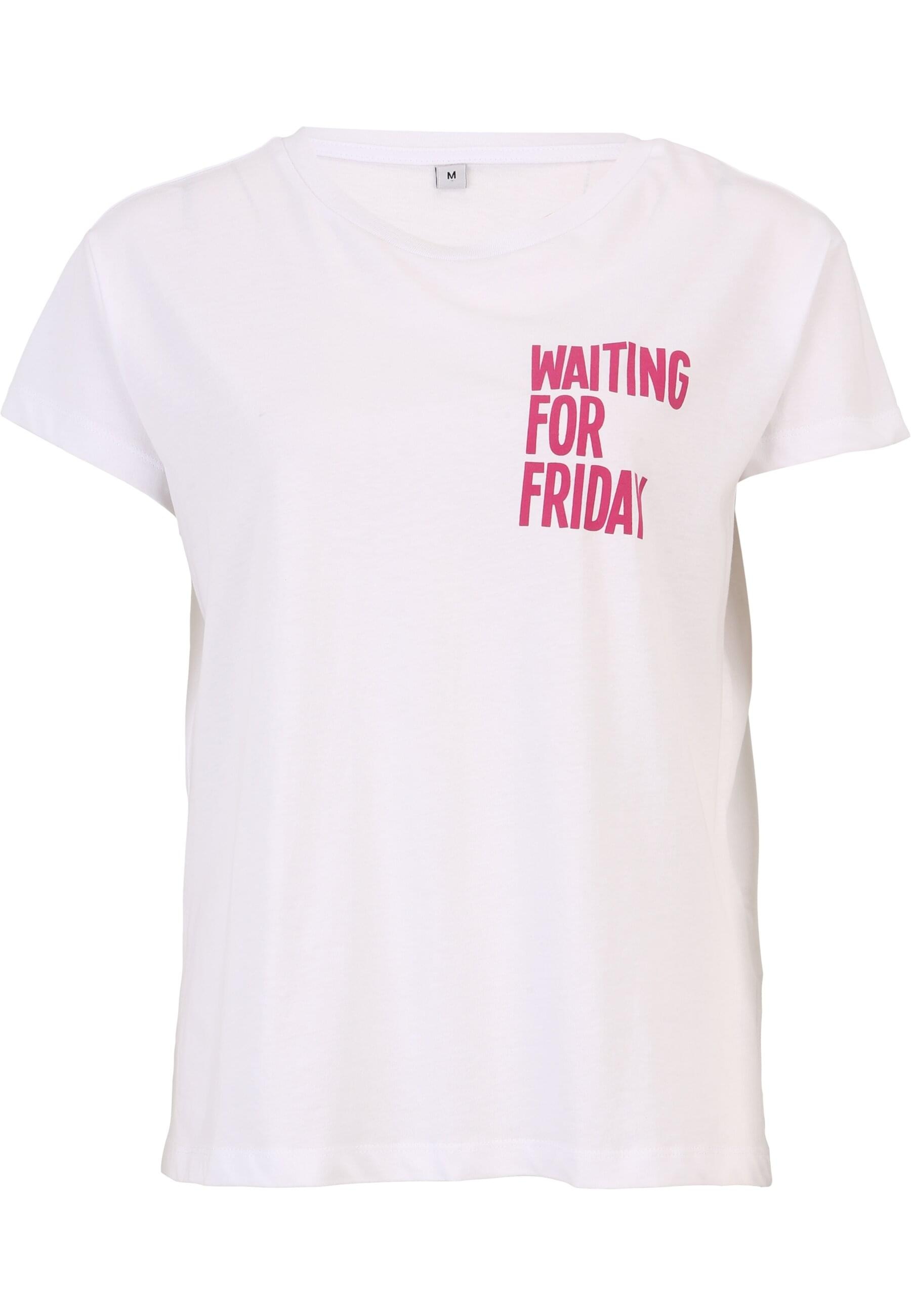 MisterTee T-Shirt "MisterTee Damen Ladies Waiting For Friday Box Tee" günstig online kaufen