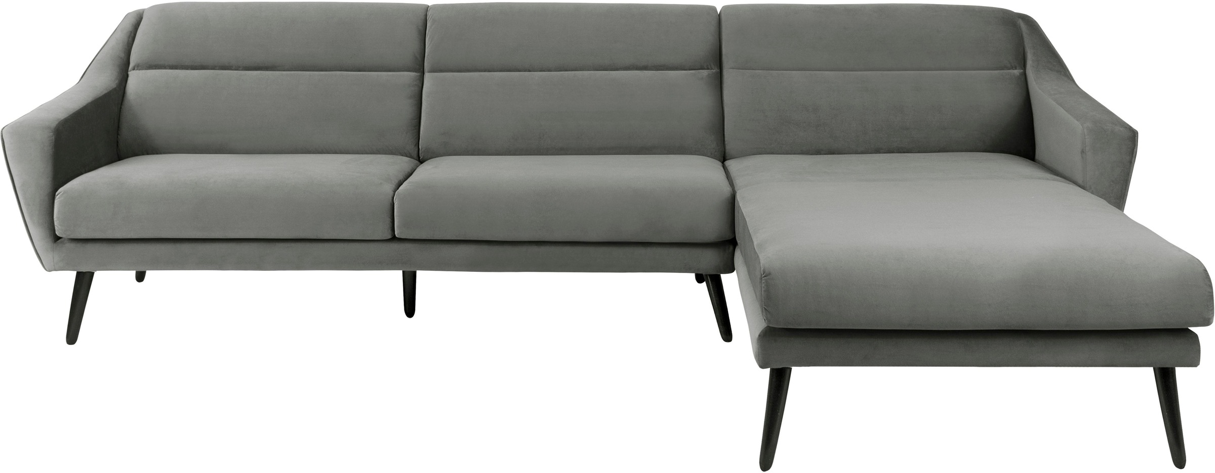 OTTO home Ecksofa "Bille L-Form" mit Naht im Rückenkissen und Beinen aus Ei günstig online kaufen