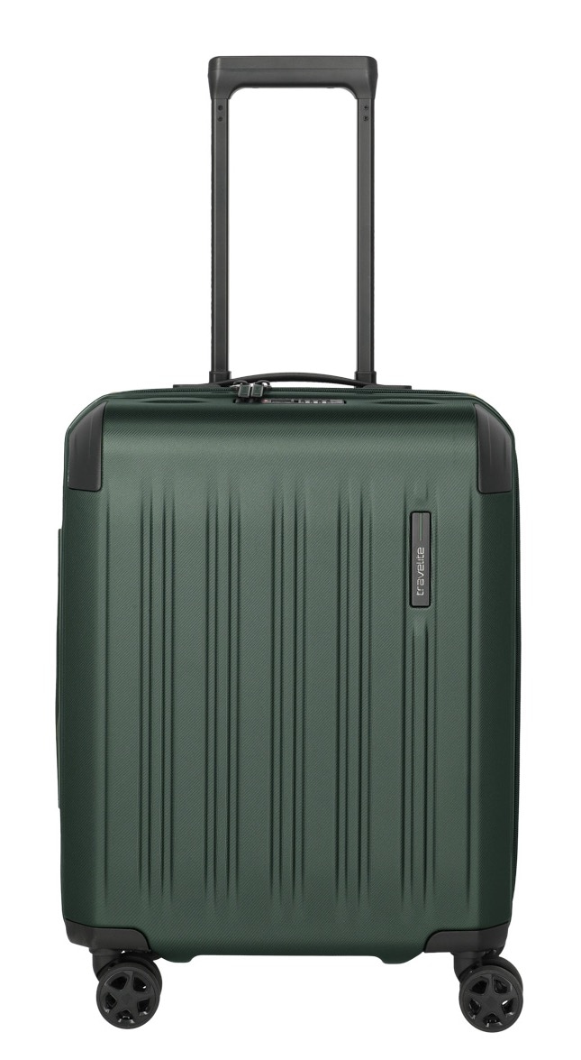 TRAVELITE Hartschalen-Trolley "DYNAMIIC Reisekoffer Hartschale", grün, ABS, unifarben mit Farbeinsätzen, Koffer, ABS-Hartschale und Volumenerweiterung