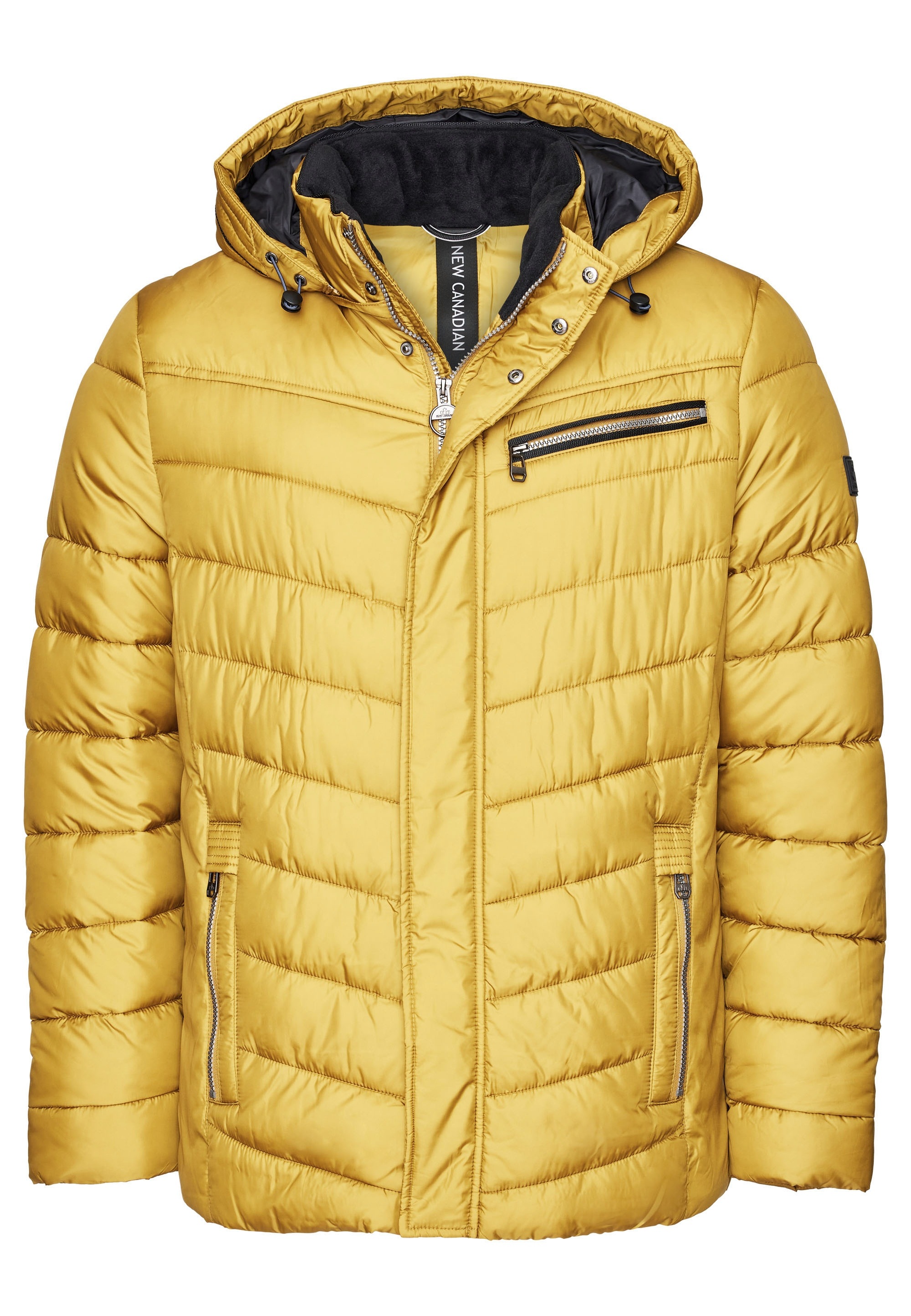 New Canadian Steppjacke, mit Fleece-Einsatz am Innenkragen