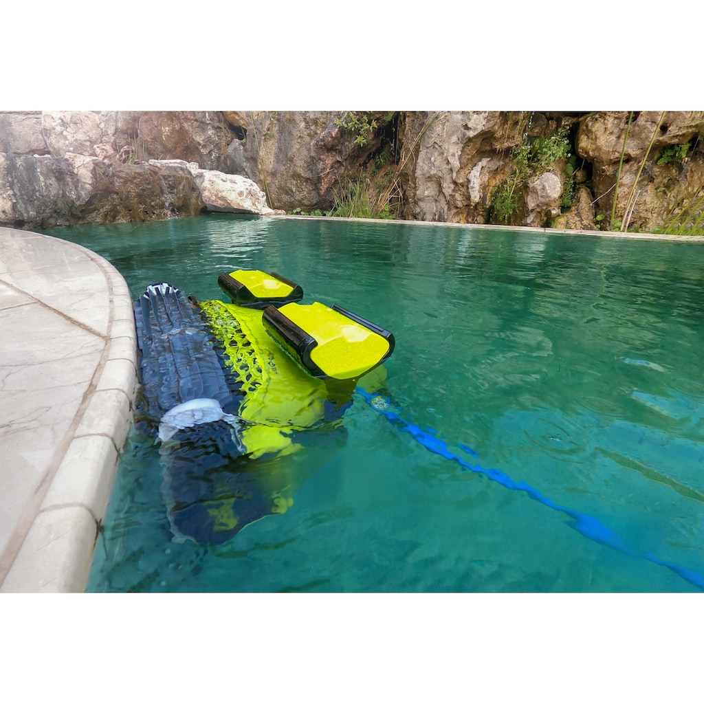 maytronics Poolroboter »Teichroboter Dolphin Bio Suction«, (Set), für Boden-/ Wand-/ Wasserlinienreinigung