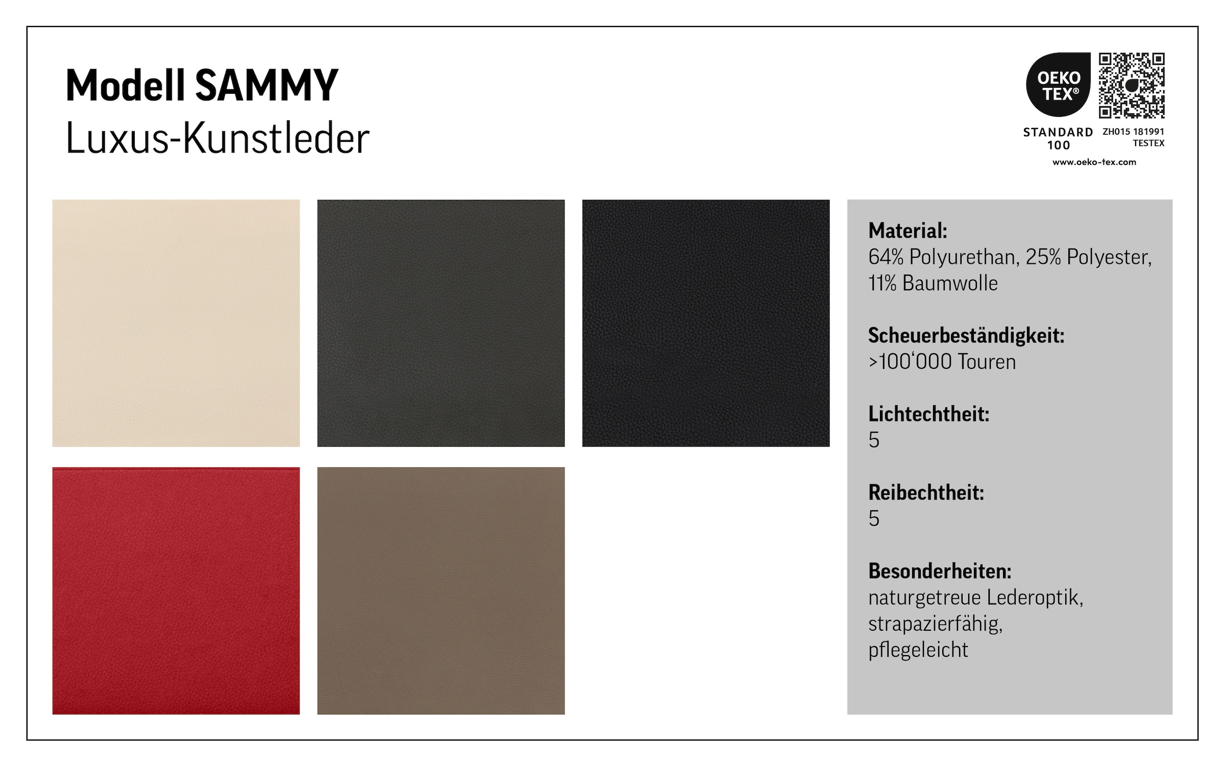 COTTA Wohnlandschaft »Sammy U-Form«, mit Kopfteilverstellung, wahlweise mit Bettfunktion & Bettkasten
