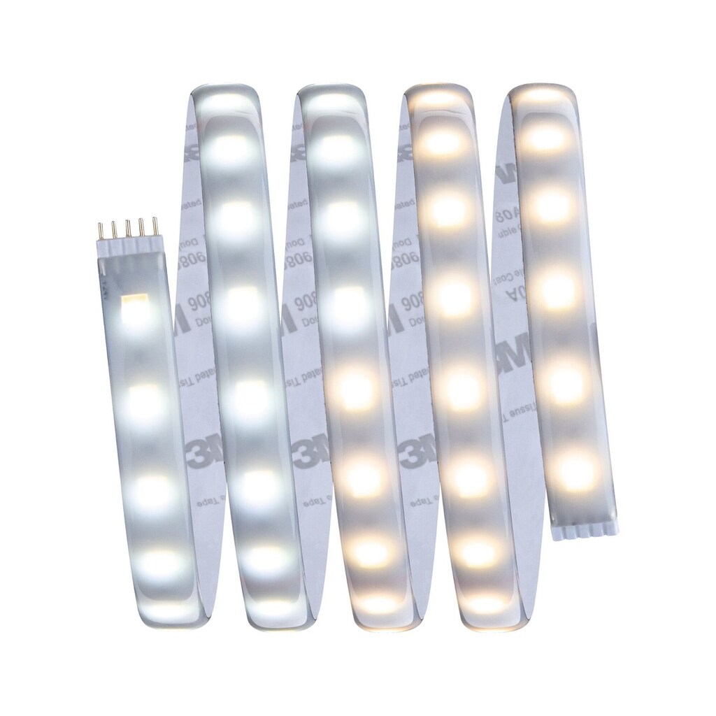 Paulmann LED-Streifen »MaxLED 500 Basisset 1,5m 10W 230/24V 20VA Silber Kunststoff«, 1 St.-flammig