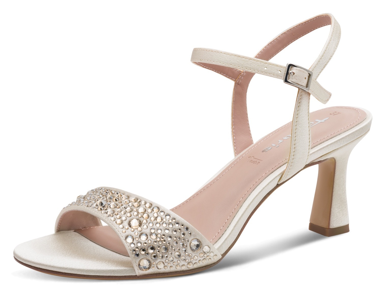 Tamaris Sandalette Hochzeitsschuh, Abendschuh mit glitzernden Strasssteinen günstig online kaufen
