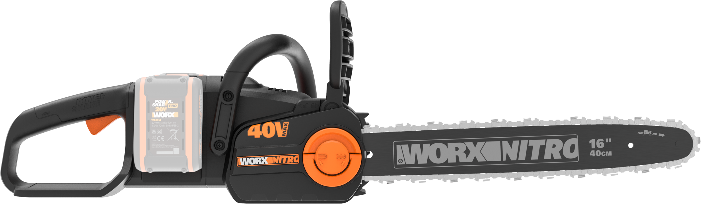 Worx Akku-Kettensäge »WG385E.9 NITRO«, ohne Akku und Ladegerät