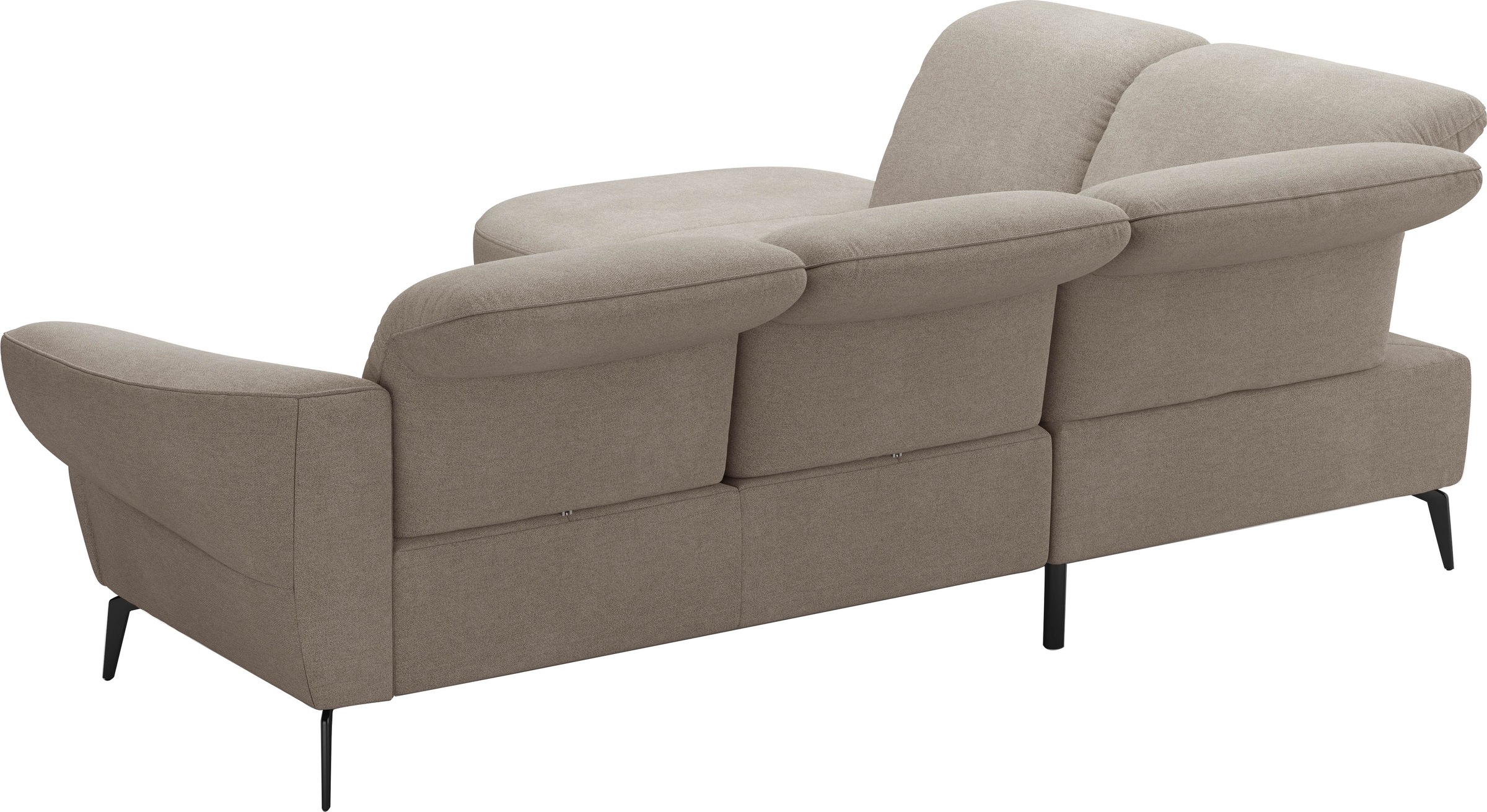 sit&more Ecksofa »Dance, L-Form, inkl. Sitztiefenverstellung«, inkl. Click&Seat, optional mit Kopfteilverstellung
