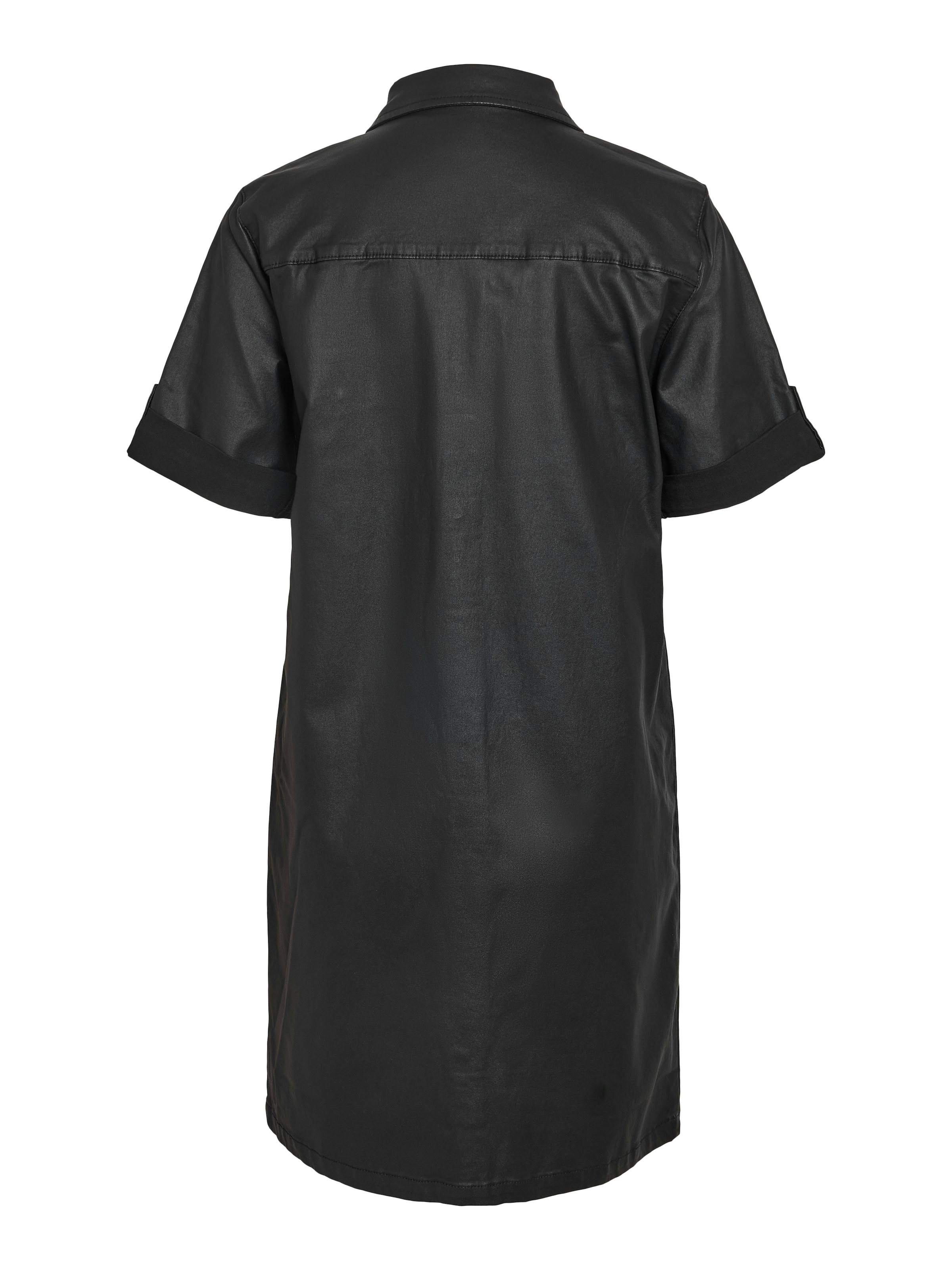 Noisy may Minikleid »NMNEW SIGNE S/S COATED DENIM DRESS NOOS«, Sommerkleid