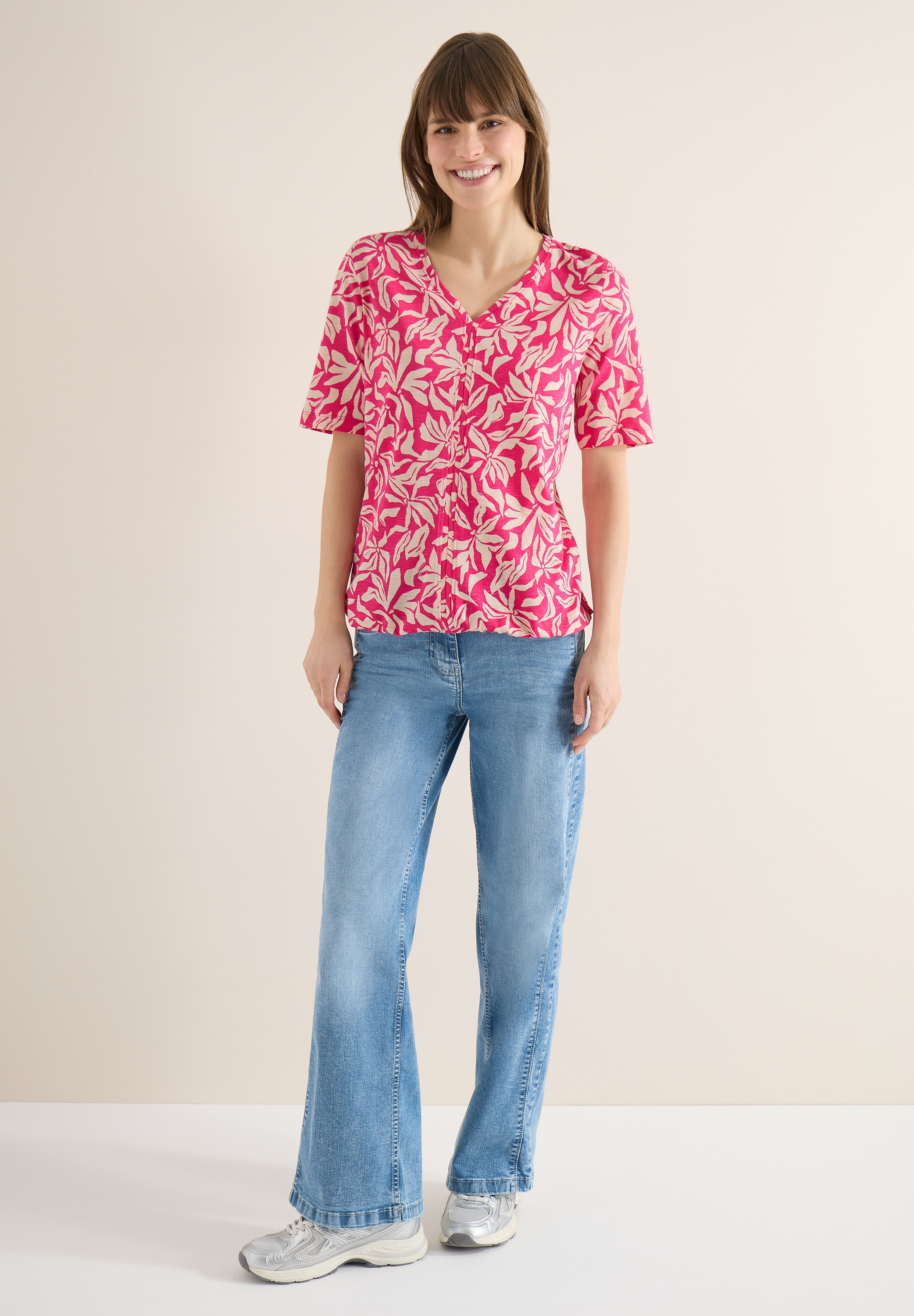 Cecil Tunikashirt mit V-Ausschnitt