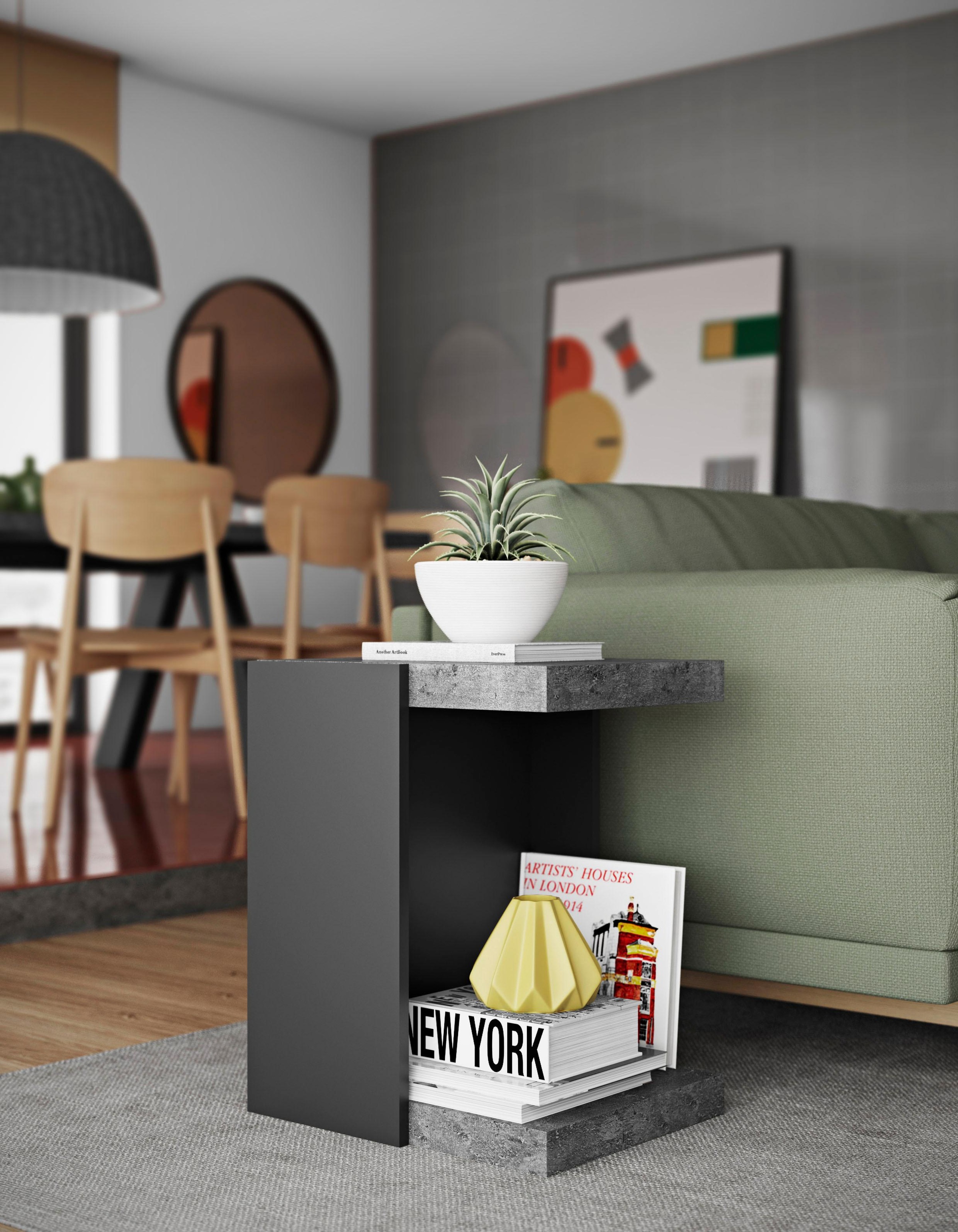 TemaHome Couchtisch »Klaus«, moderne Optik Breite 38 cm