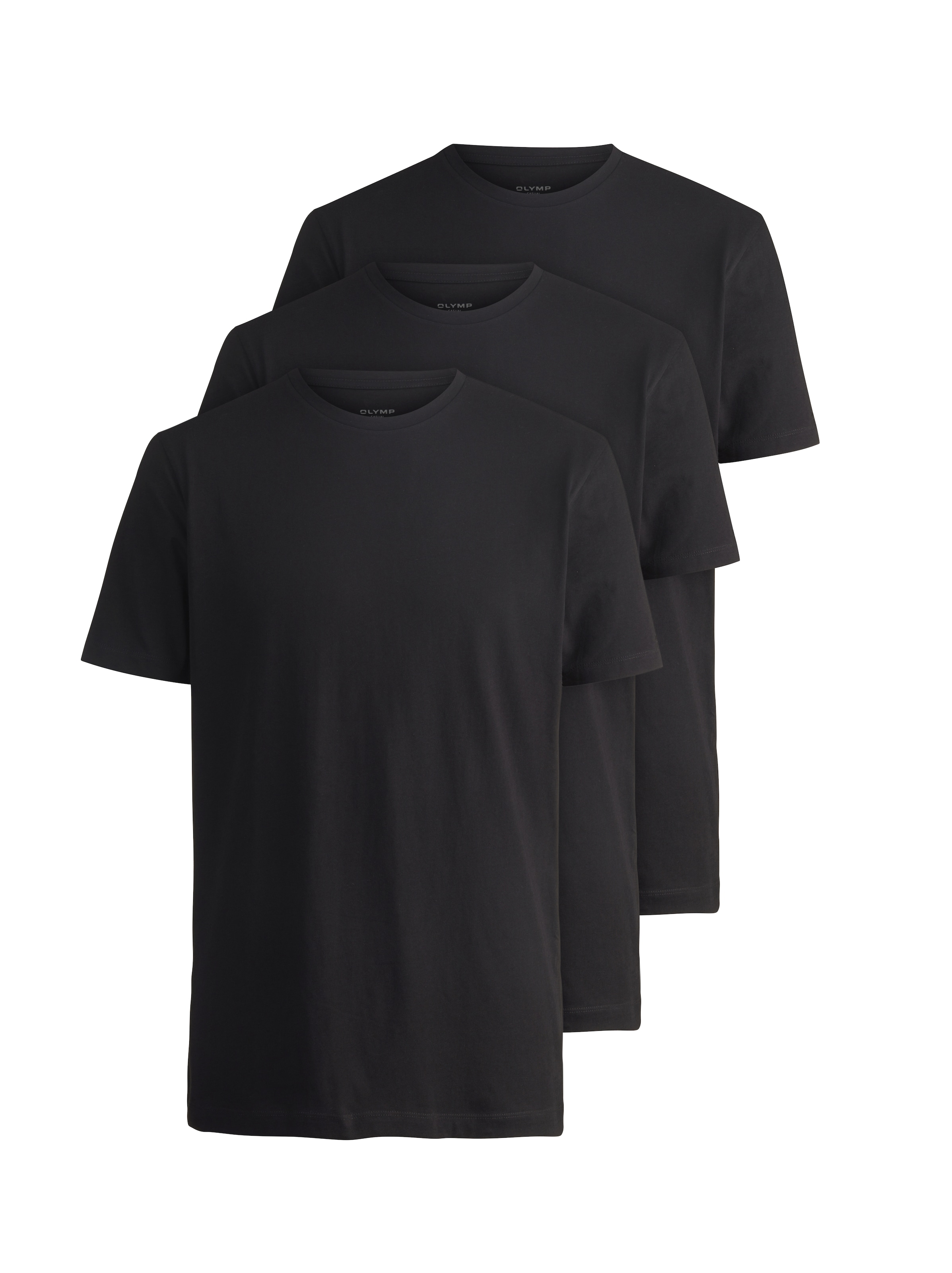 OLYMP T-Shirt Packung, 3er, 3 Stk. tlg. Rundhalsausschnitt, modern fit, rei günstig online kaufen