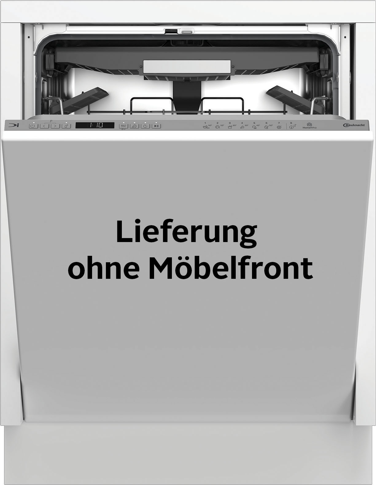 BAUKNECHT vollintegrierbarer Geschirrspüler "OBIC Ecosilent2 9760" 9,5 l 14 tlg. Maßgedecke ActiveDry – automatische Türöffnung für bessere Trockungsergebnisse