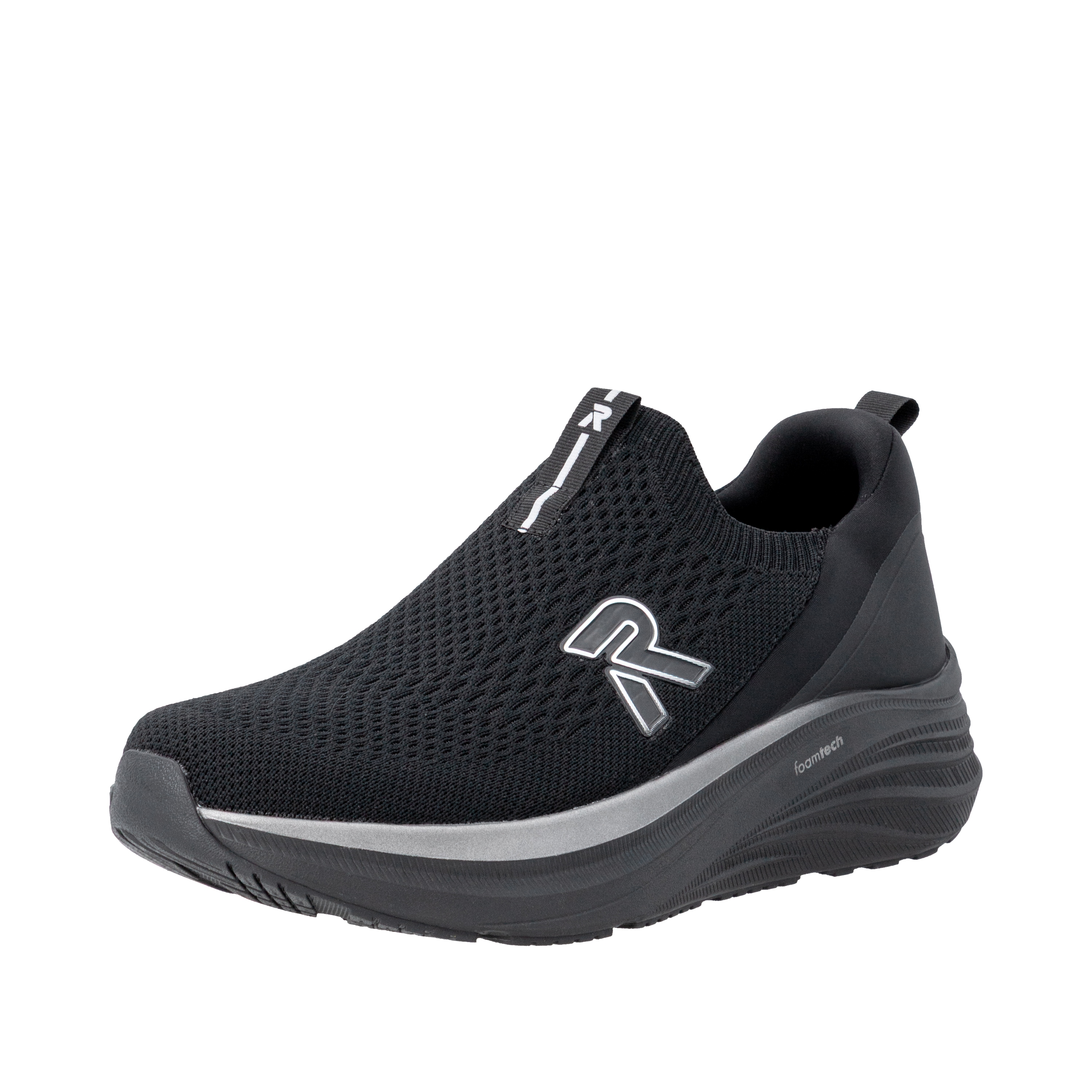 RIEKER Sport Slipper, Schlupfschuh, Freizeitsneaker mit sockenähnlichem Einstieg
