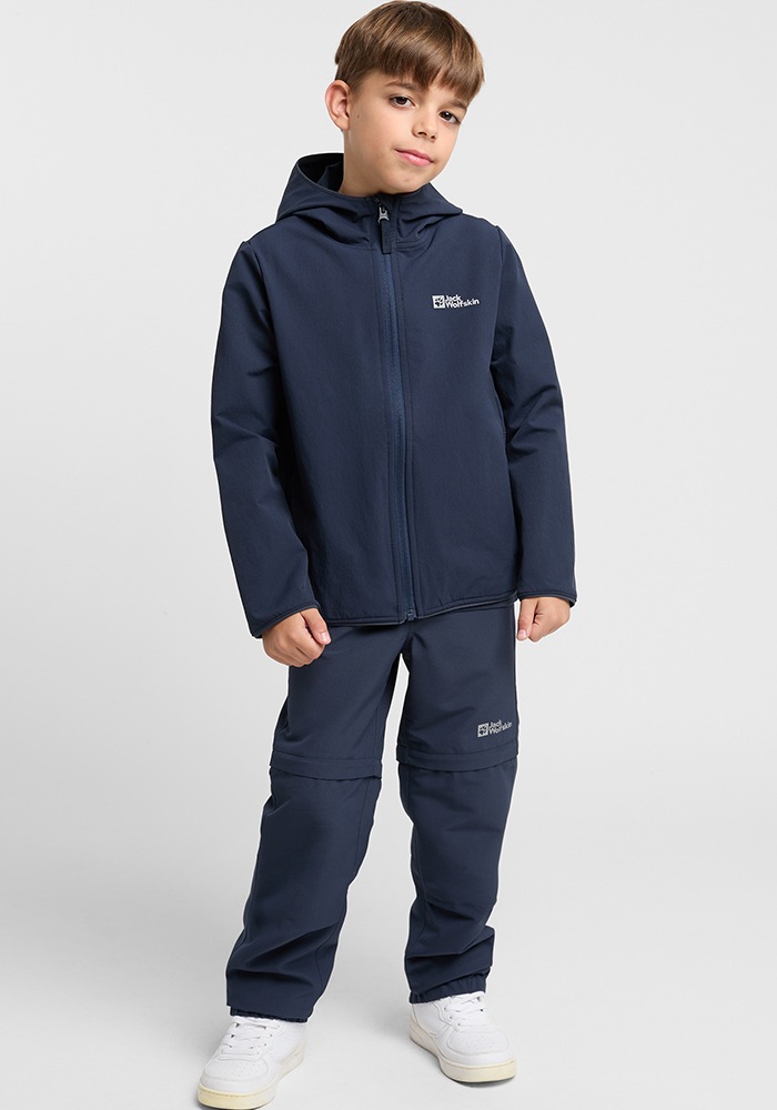 Thumbnail - Jack Wolfskin Softshelljacke "SOLYD JACKET K" mit Kapuze