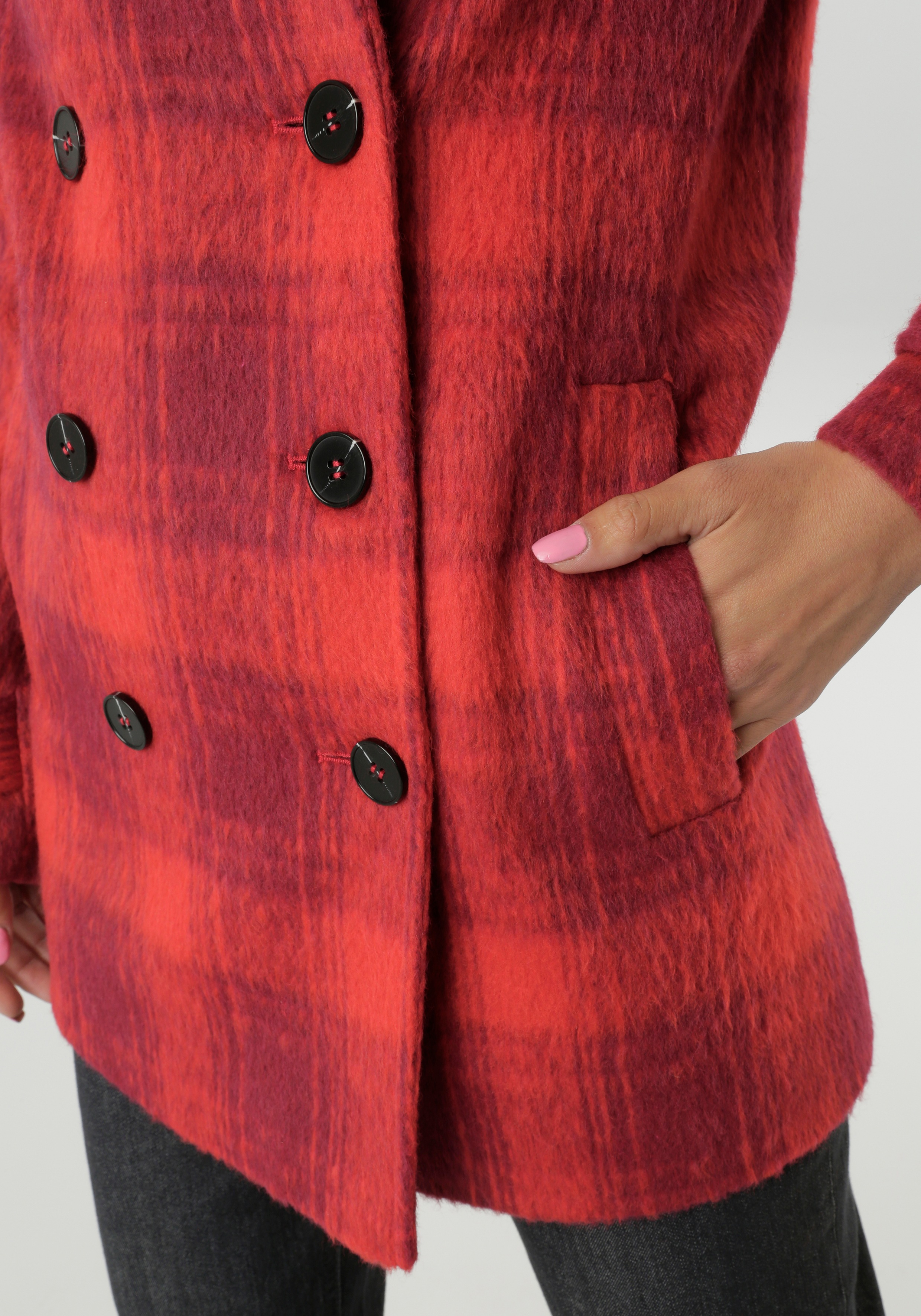 Thumbnail - Aniston SELECTED Cabanjacke ohne Kapuze mit zwei Eingriffstaschen - NEUE KOLLKEKTION