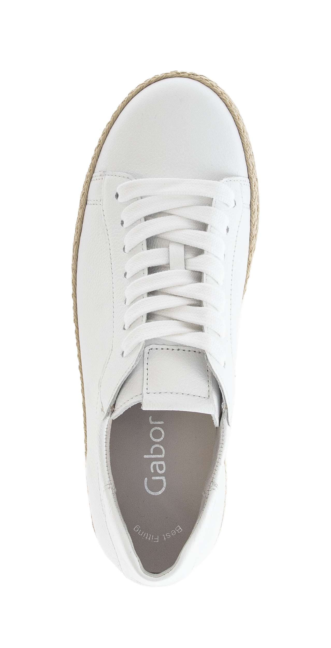 Gabor Platform Sneaker White Size 40 3