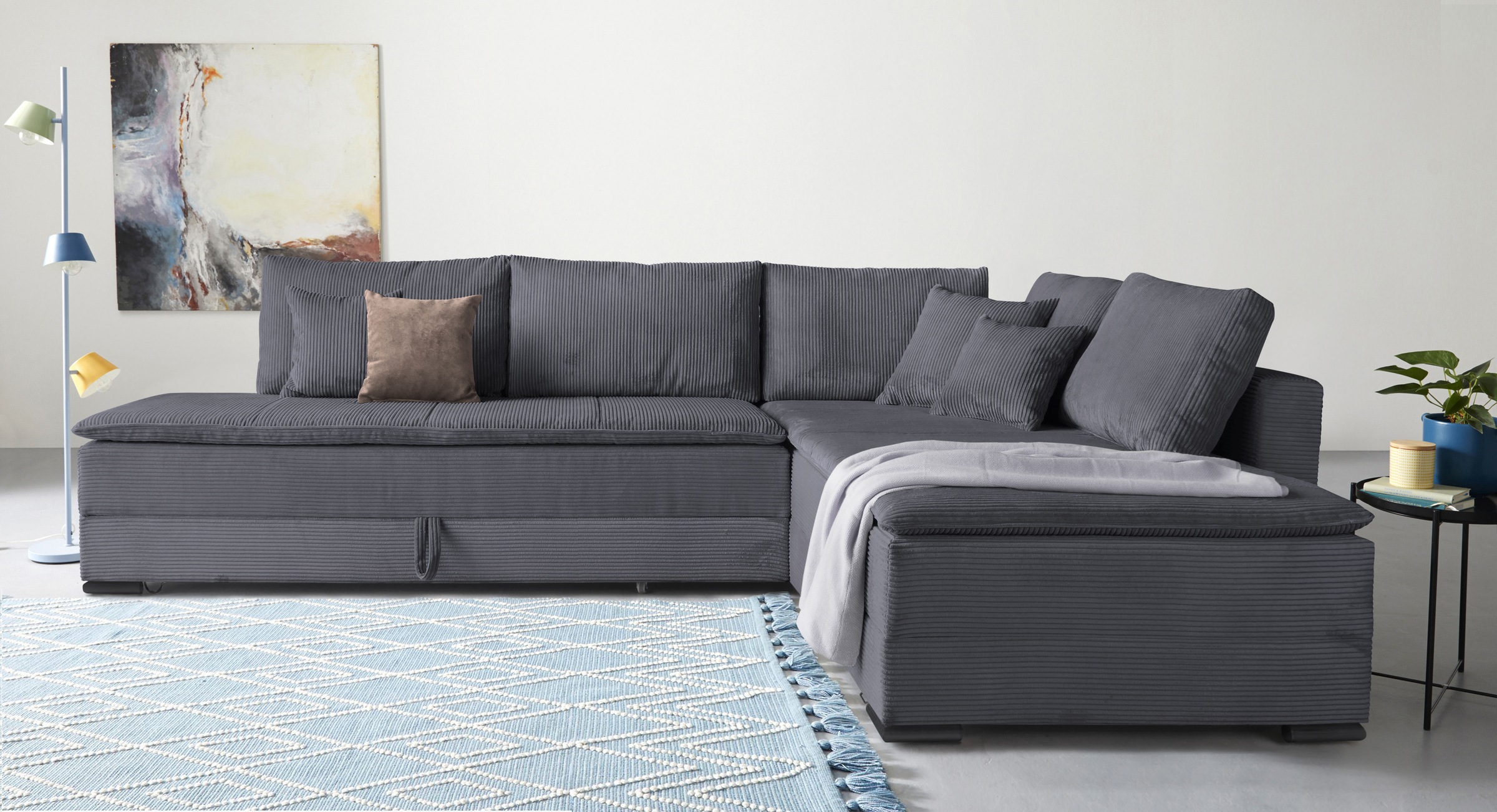INOSIGN Ecksofa "Night & Day L-Form mit Dauer-Schlaffunktion, Cord-Bezug", günstig online kaufen