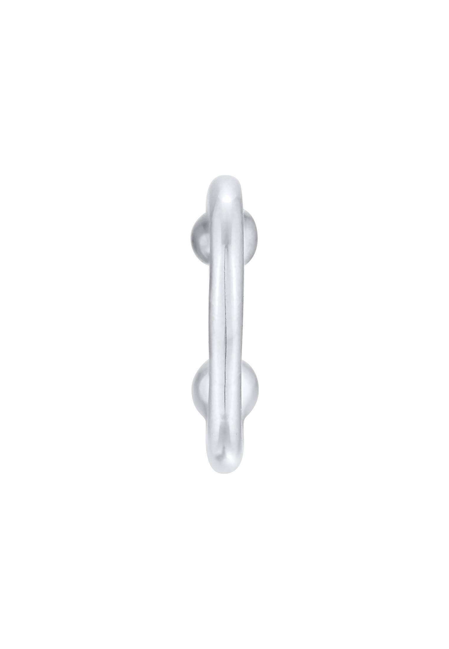Elli Single-Ohrstecker »ClipOn Nasenpiercing Septum Basic Kugel 925 Silber«