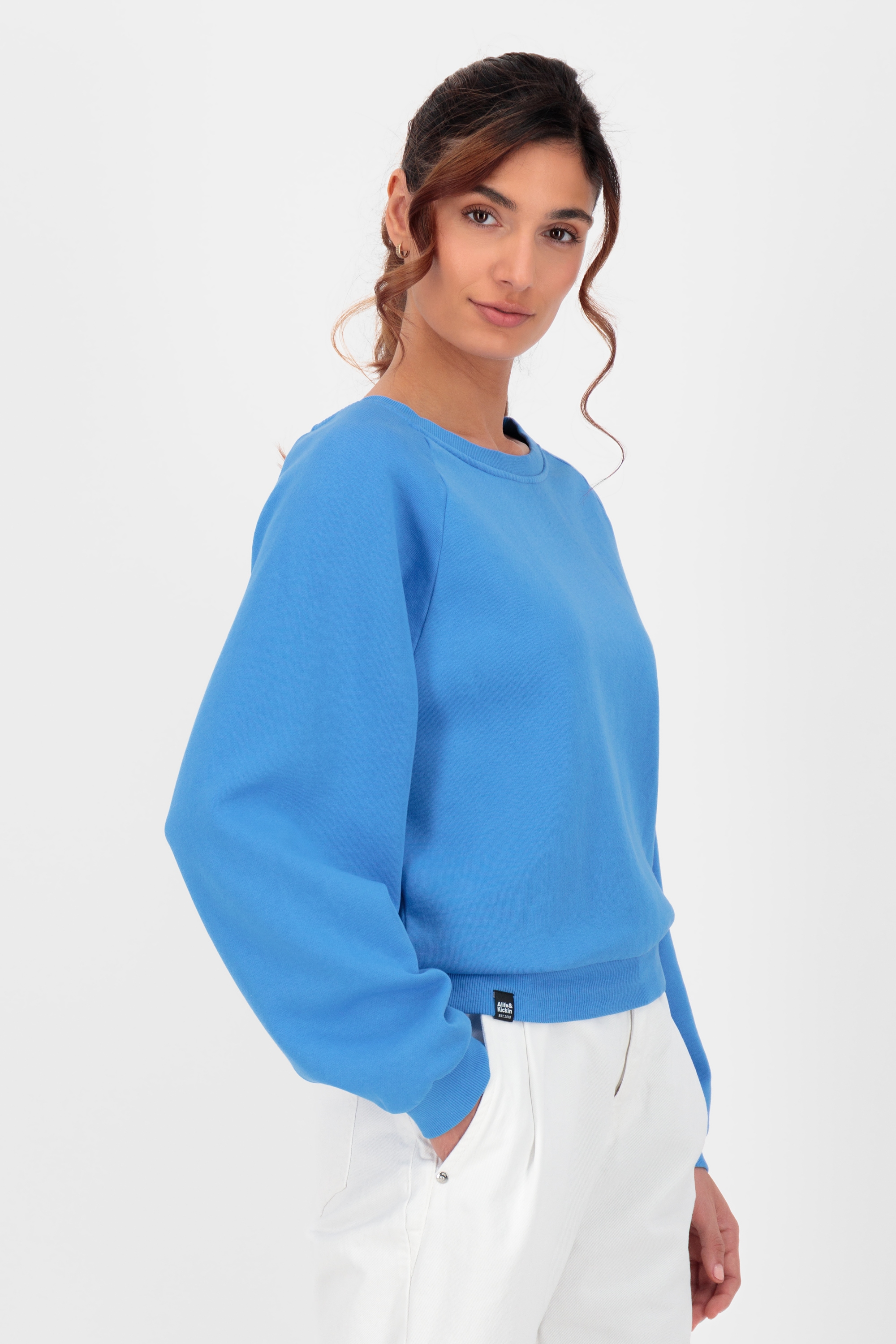 Alife & Kickin Sweatshirt »Damen TeonaAK A«, Basic Pullover mit Rundhalsausschnitt