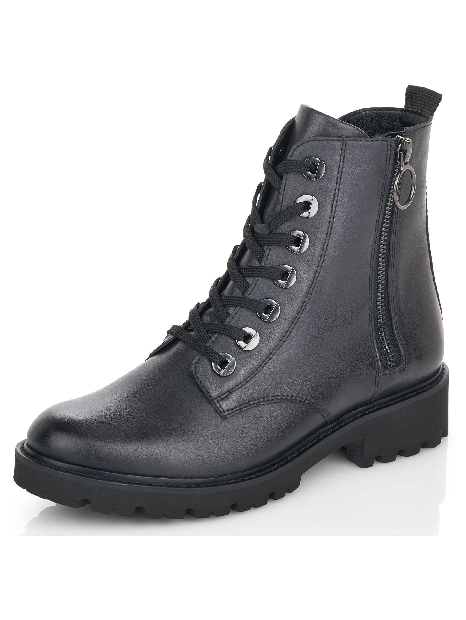 Remonte Schnürstiefelette "Remonte Stiefelette Glattleder" günstig online kaufen