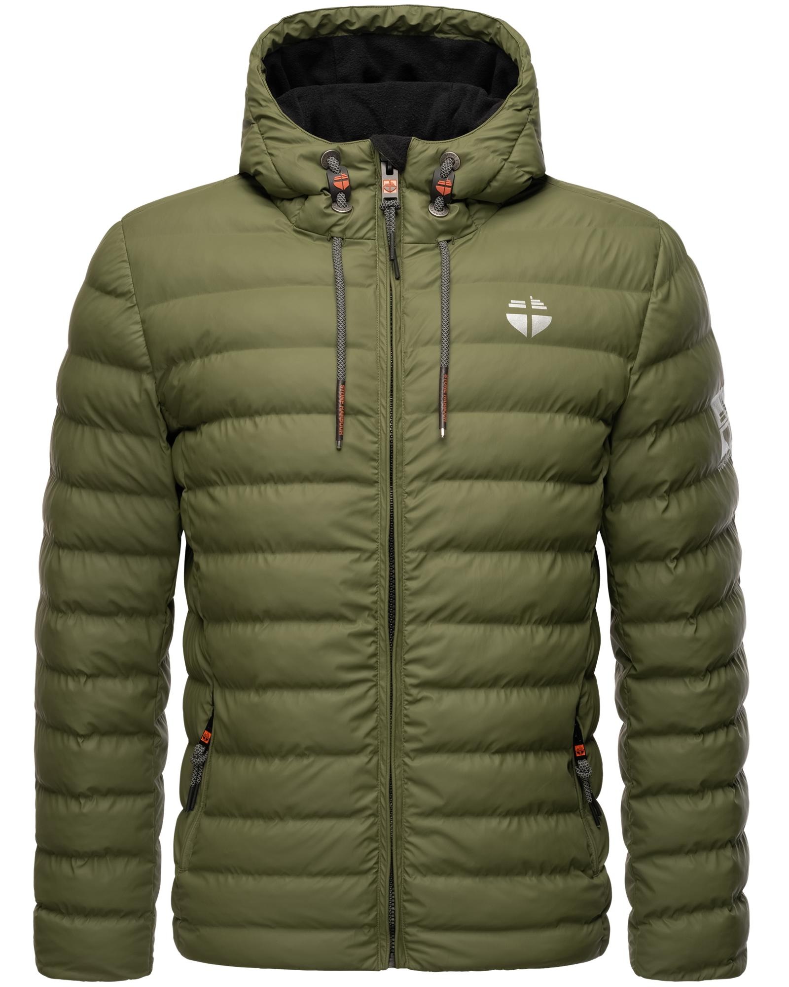 Stone Harbour Winterjacke »Zaharoo«, mit Kapuze, Wasserdichte, gesteppte Regenjacke für den Winter