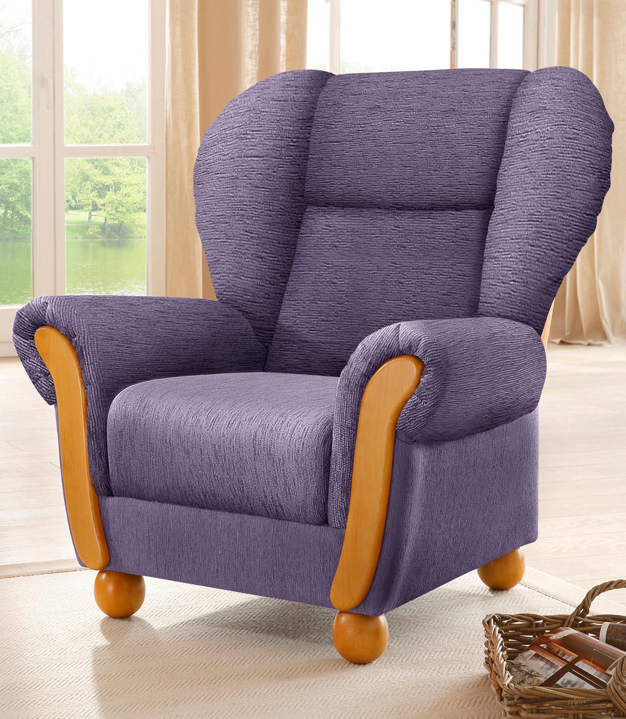 Home affaire Sessel »Milano Ohrensessel« Hochlehnse...