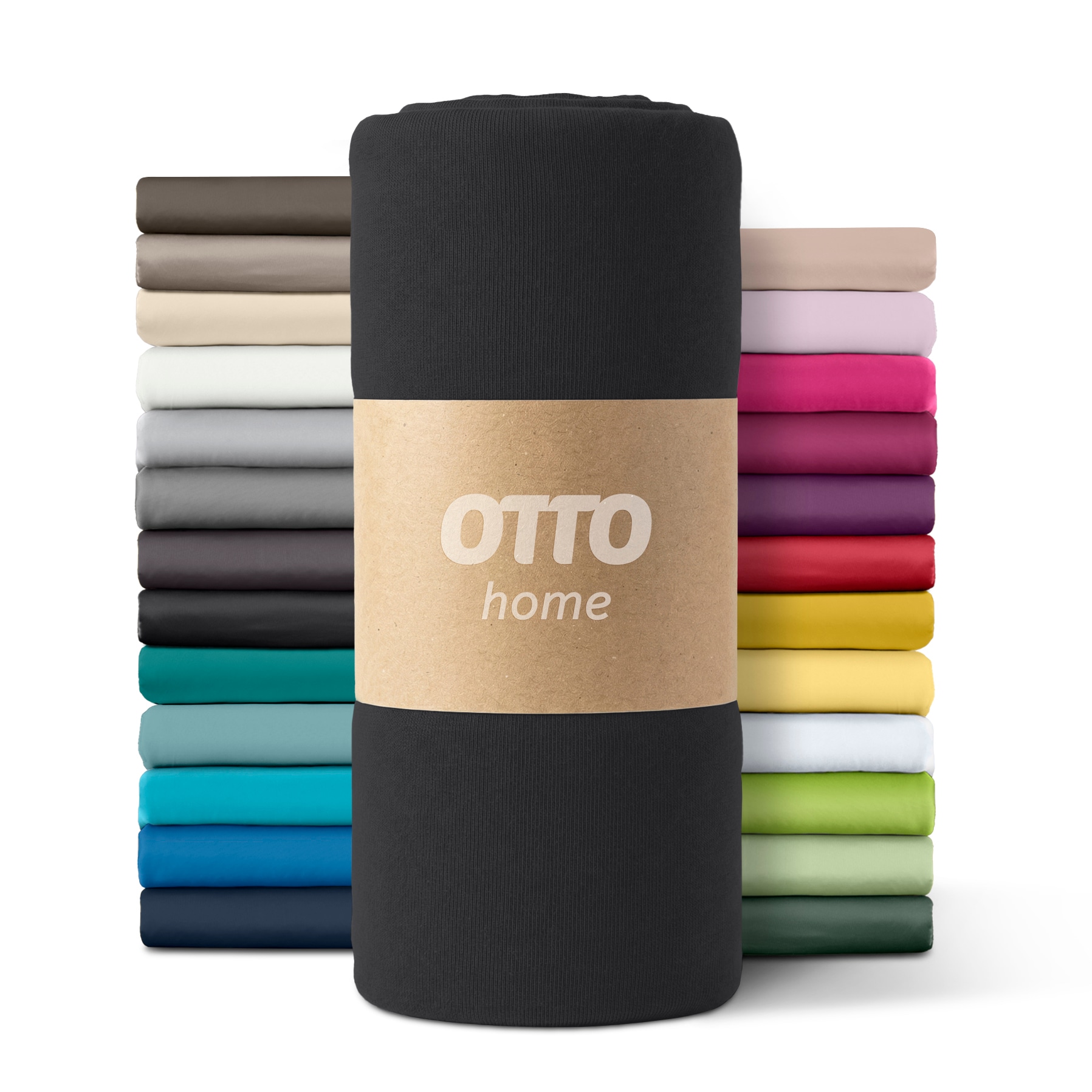 OTTO home Spannbettlaken "PAPRIKA Microfaser-Jersey, pflegeleicht" Bettlaken Laken in Jersey Qualität, schnelltrocknend