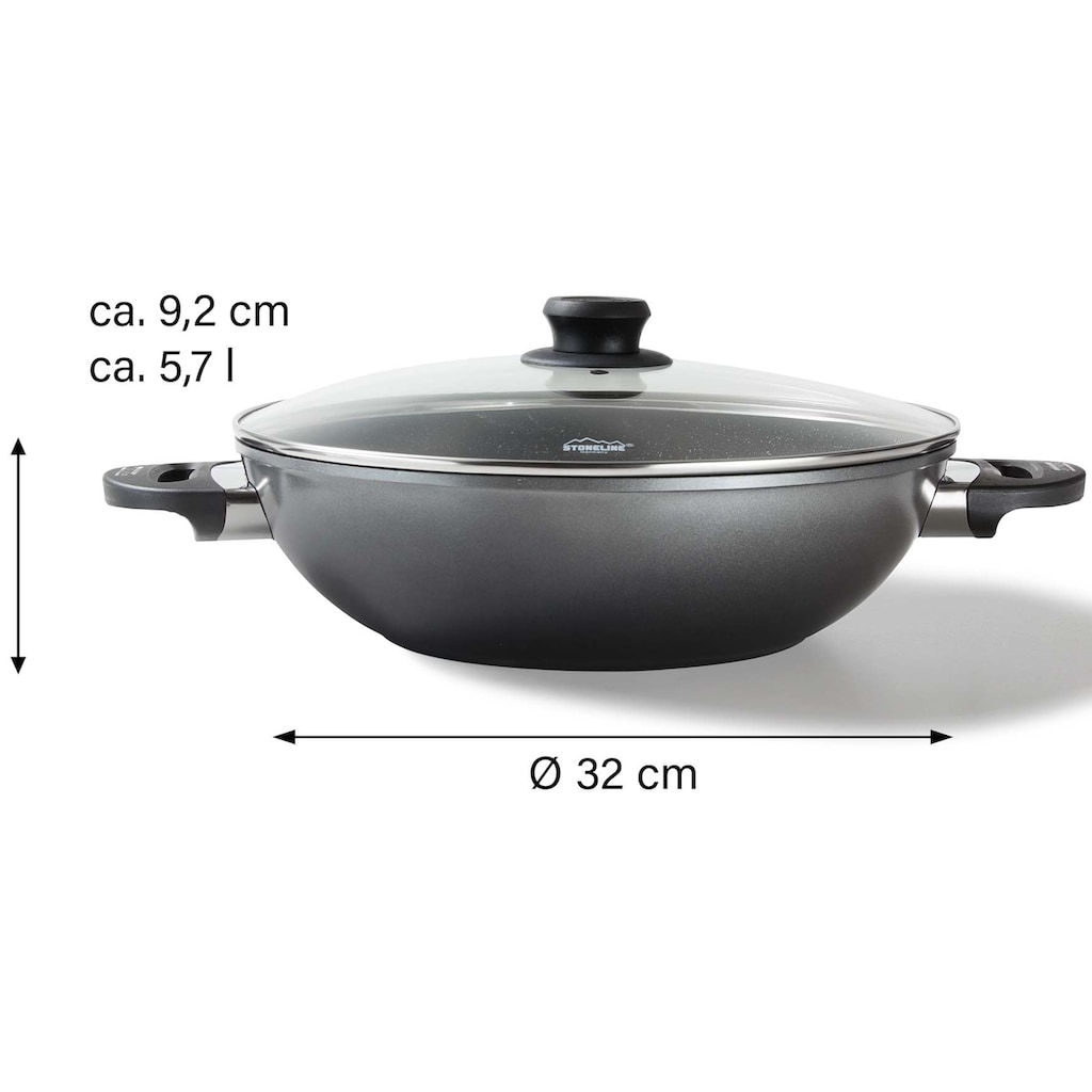 STONELINE Wok, Aluminiumguss