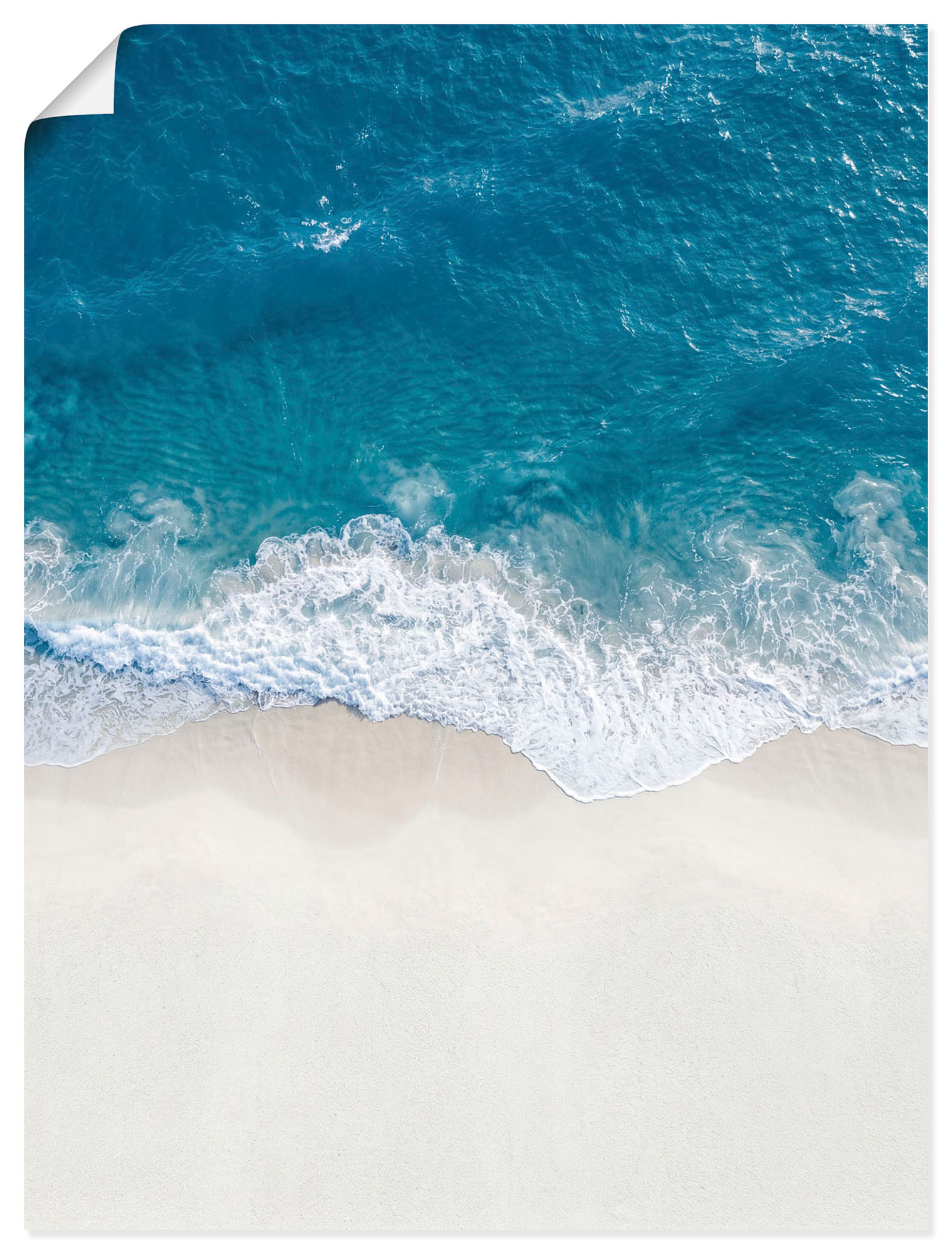 OTTO home Wandbild "Strand von oben II" Meer Bilder 1 Stk. tlg. als Poster oder Leinwandbild in verschied. Größen