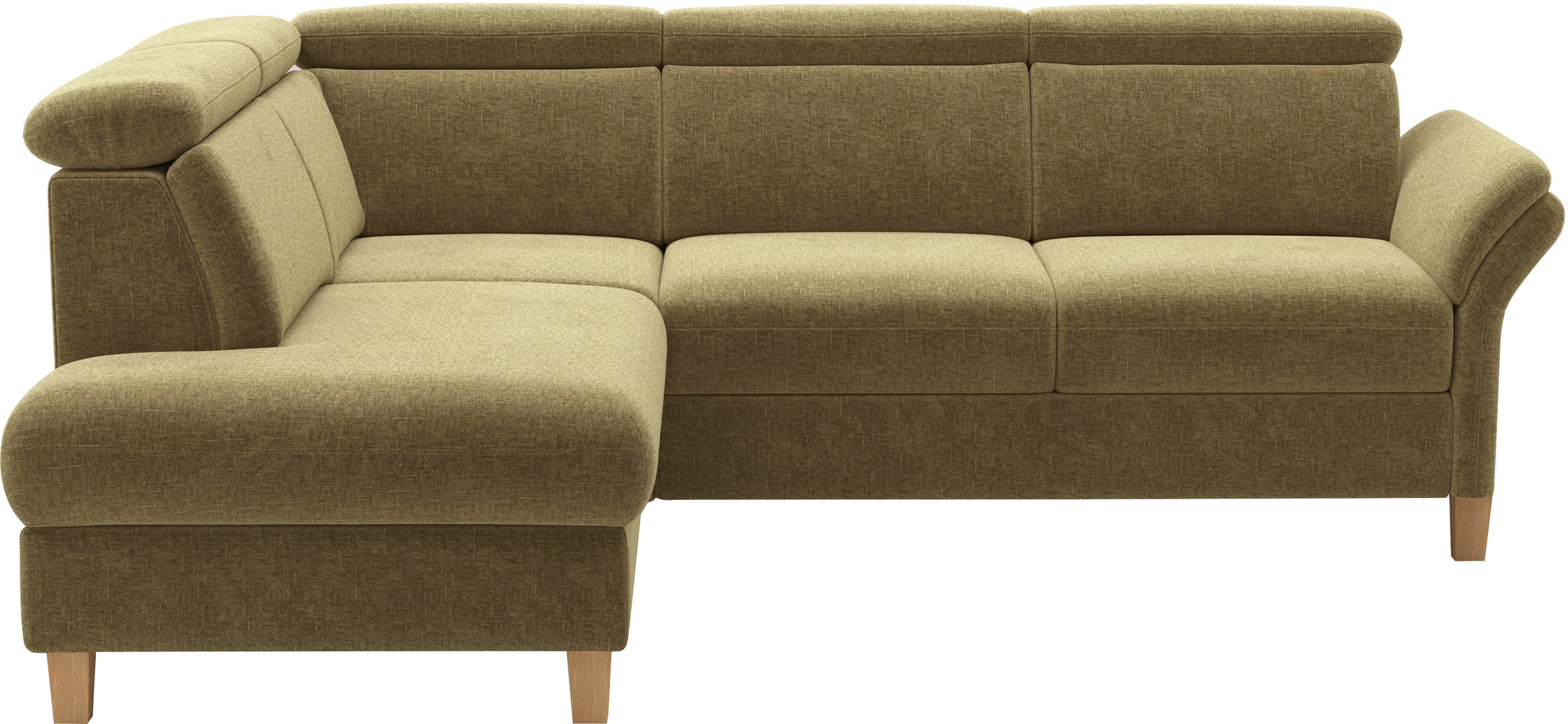 Home affaire Ecksofa "Glendale, L-Form" inkl. Kopfteilverstellung, wahlweis günstig online kaufen