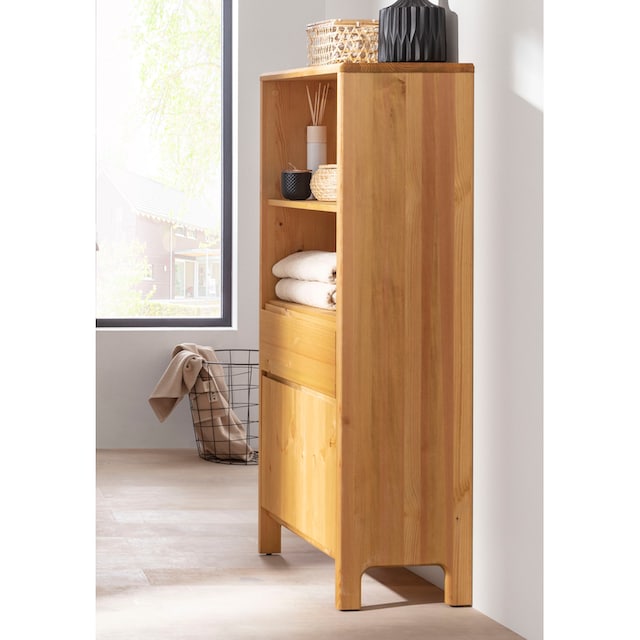 OTTO products Midischrank »Jorrick«, Breite 60 cm, Massivholz Kiefer mit  Bio Öl/Wachs behandelt bestellen | BAUR