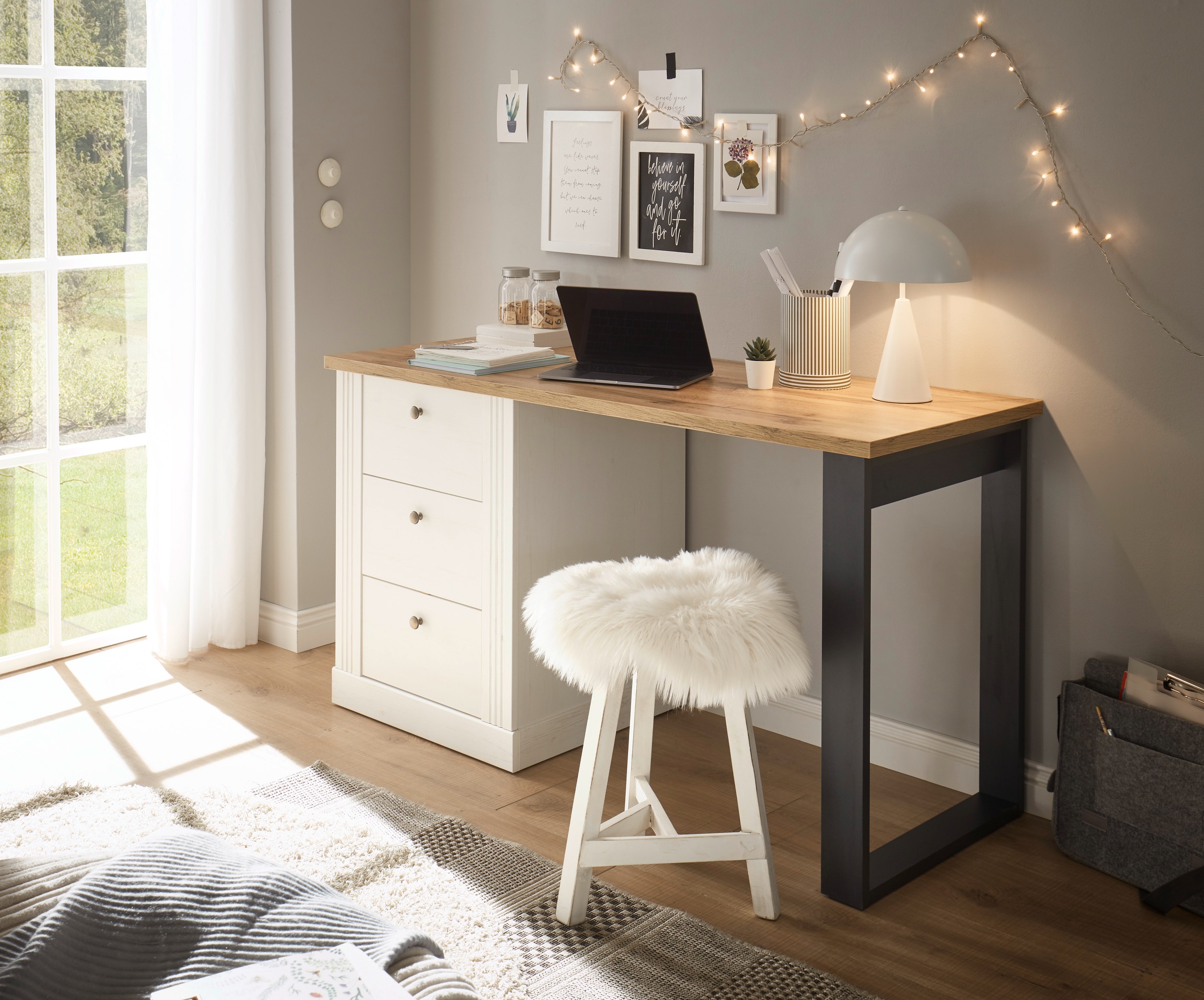 OTTO home Schreibtisch "WESTMINSTER" im romantischen Landhausstil, Breite 1 günstig online kaufen