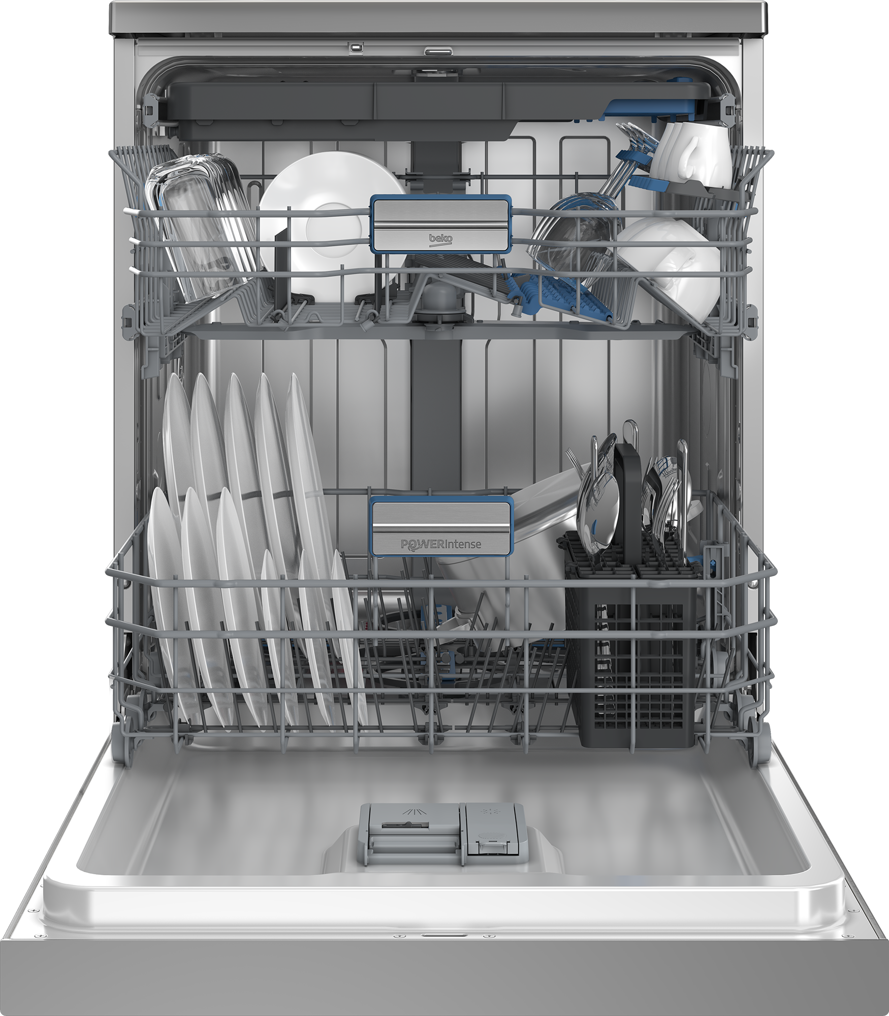 BEKO Standgeschirrspüler »BDFN36550XP« 8,9 l 15 tlg. Maßgedecke