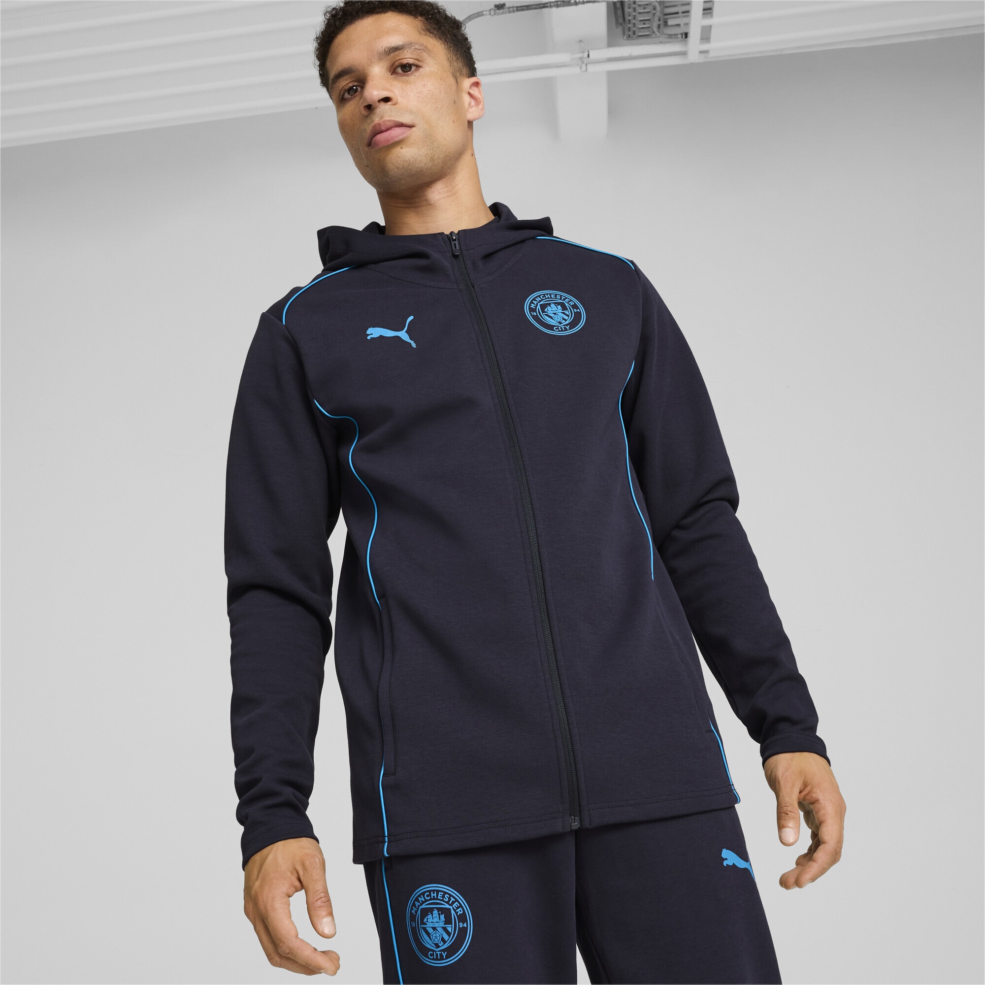 PUMA Trainingsjacke »Manchester City Casuals Kapuzenjacke Herren«