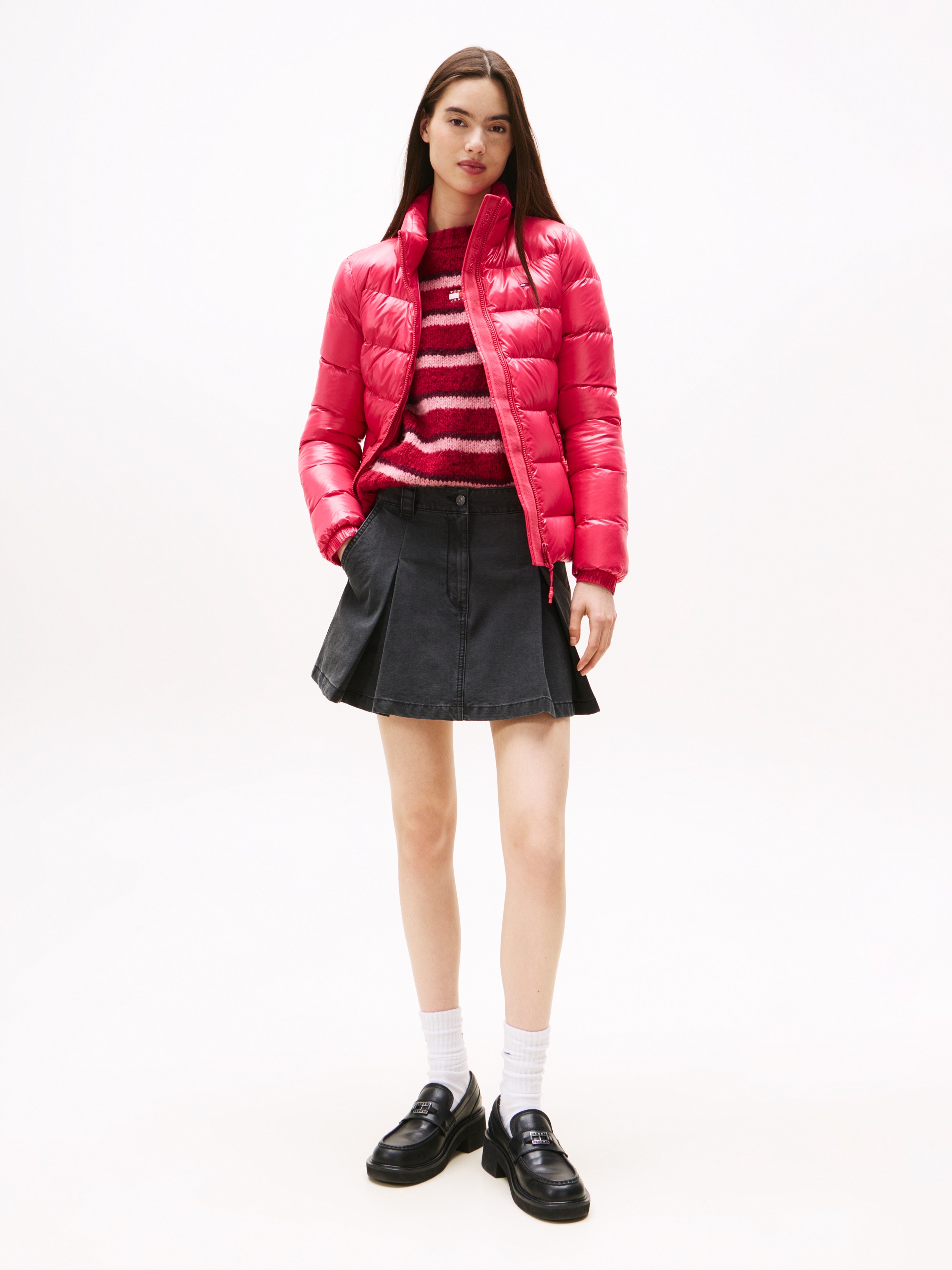 Thumbnail - Tommy Jeans Steppjacke "TJW SLIM ZIP PRINT DOWN JACKET"