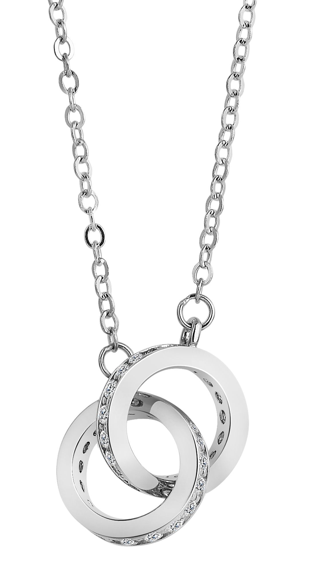 Kette ohne Anhänger ADELIA´S "Damen Halskette mit Anhänger – aus 925 Silber", silber, Halsketten, Damen, 42cm, Silber 925 (Sterlingsilber), Perfekt als Geschenk für besondere Menschen 2