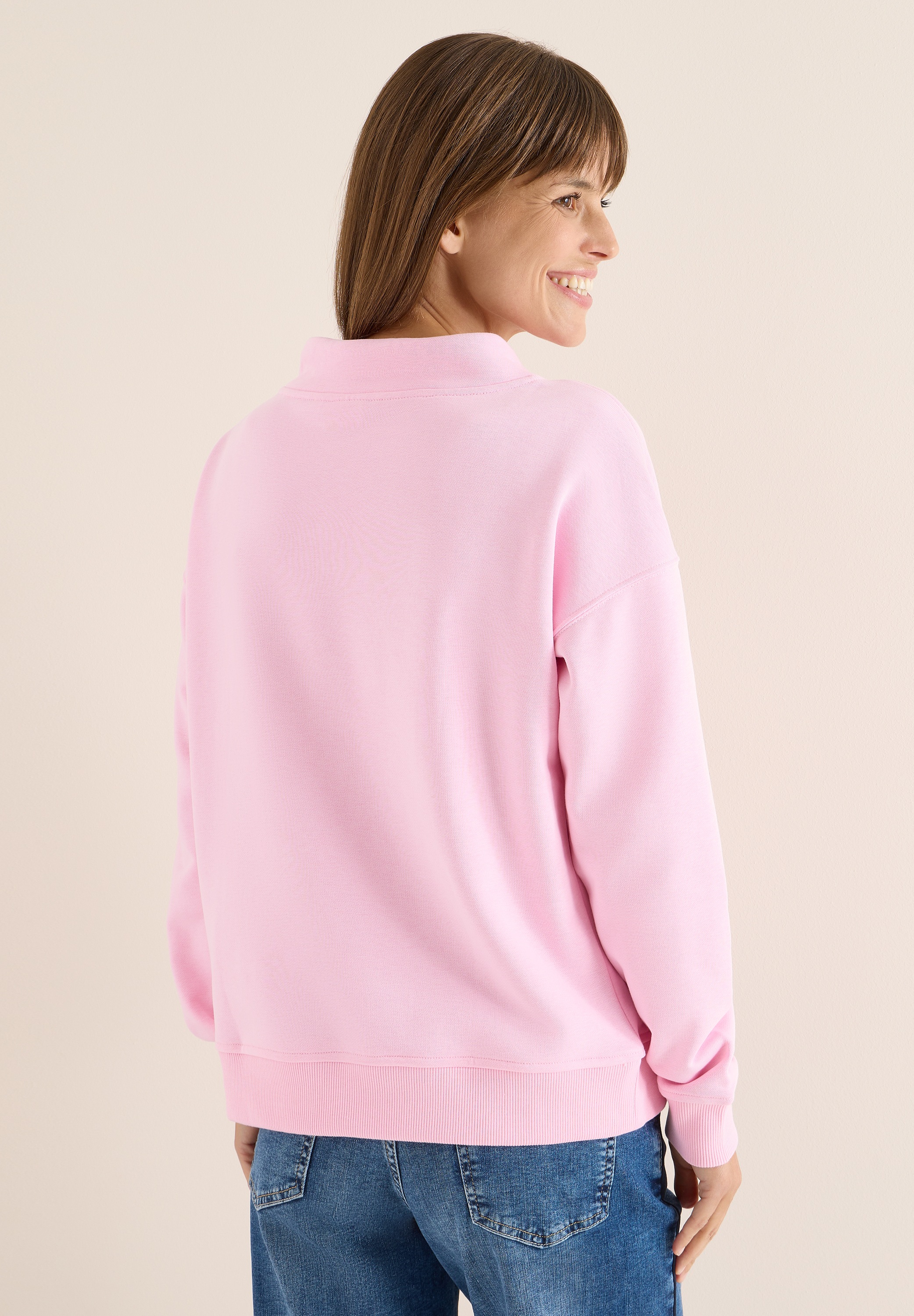 Cecil Sweatshirt mit Stehkragen günstig online kaufen