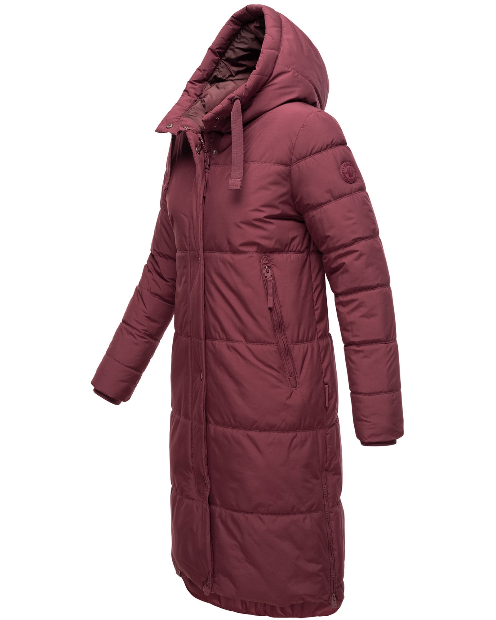 Marikoo Winterjacke »Soranaa«, langer Winter Mantel mit Kapuze