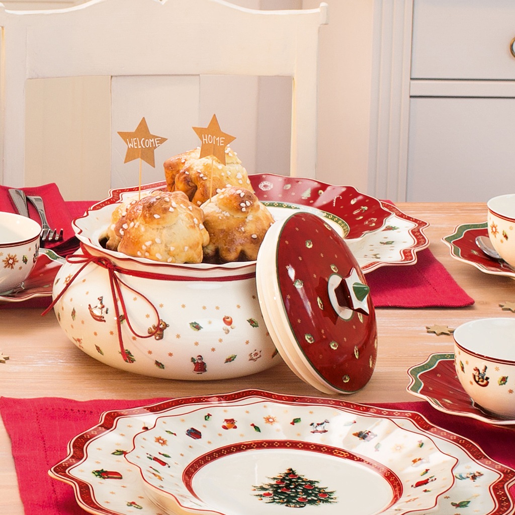 Villeroy & Boch Weihnachtsfigur »Dose Toy's Delight ø 20,5 cm bunt«