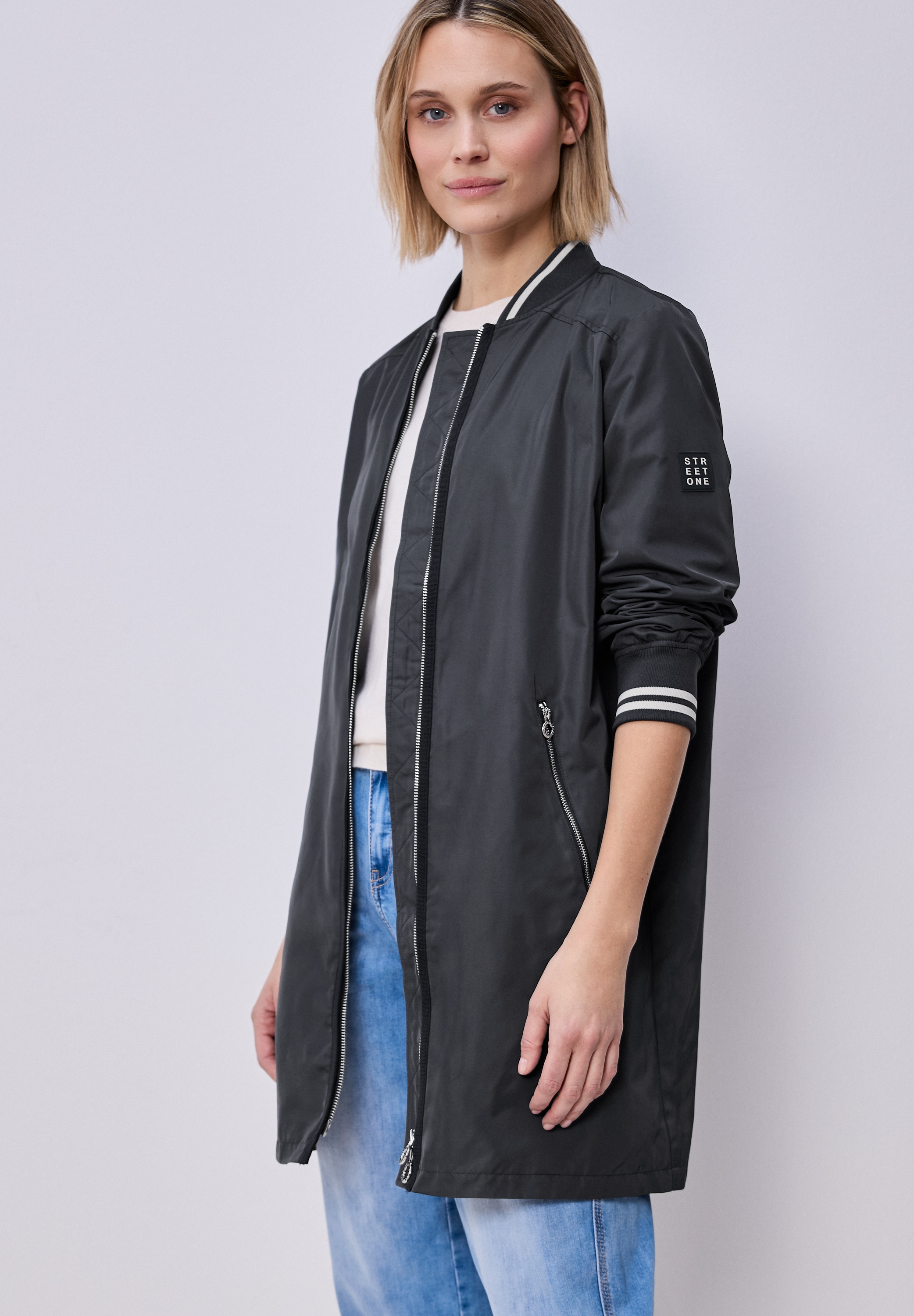 Cecil Blouson ohne Kapuze mit 2-Wege Reißverschluss günstig online kaufen