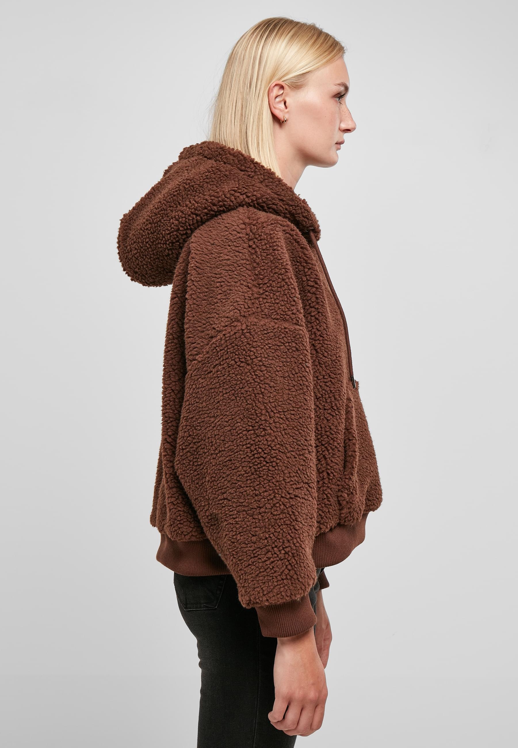 Karl Kani Kapuzenpullover »Karl Kani Damen KW223-058-2 Small Signature Teddy OS Hoddie«, (1 tlg.)